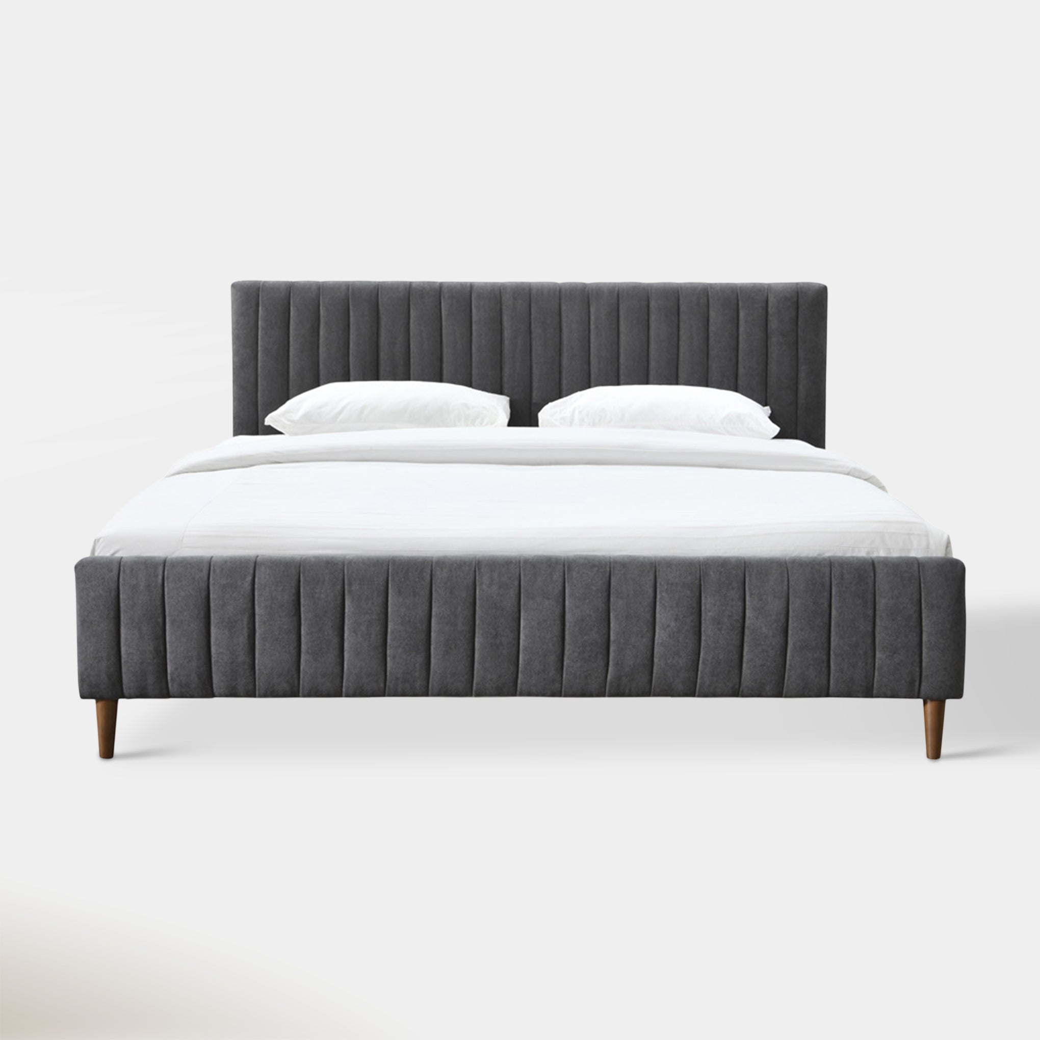 Sasha King Bed - Charcoal | Hoft Home