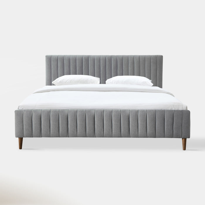 Sasha Queen Bed - Light Grey | Hoft Home