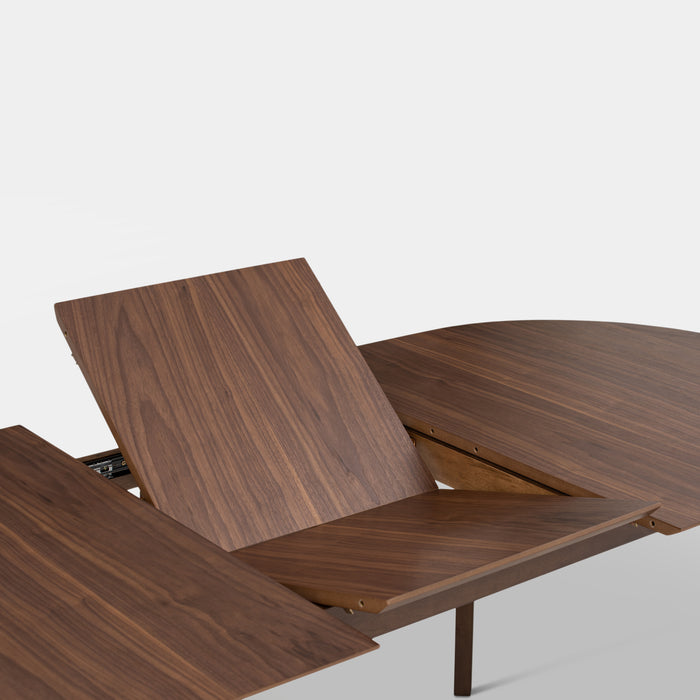 Werner Extendable Dining Table - Walnut | Hoft Home