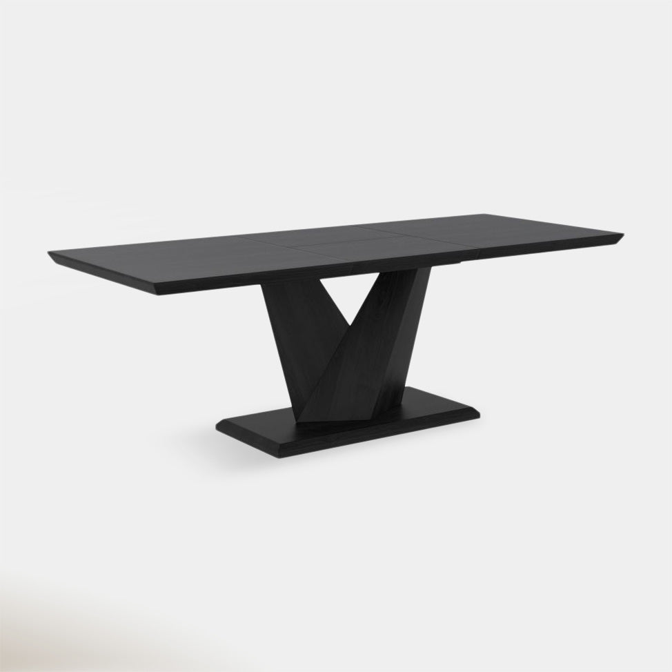 Heston Extendable Dining Table - Black | Hoft Home