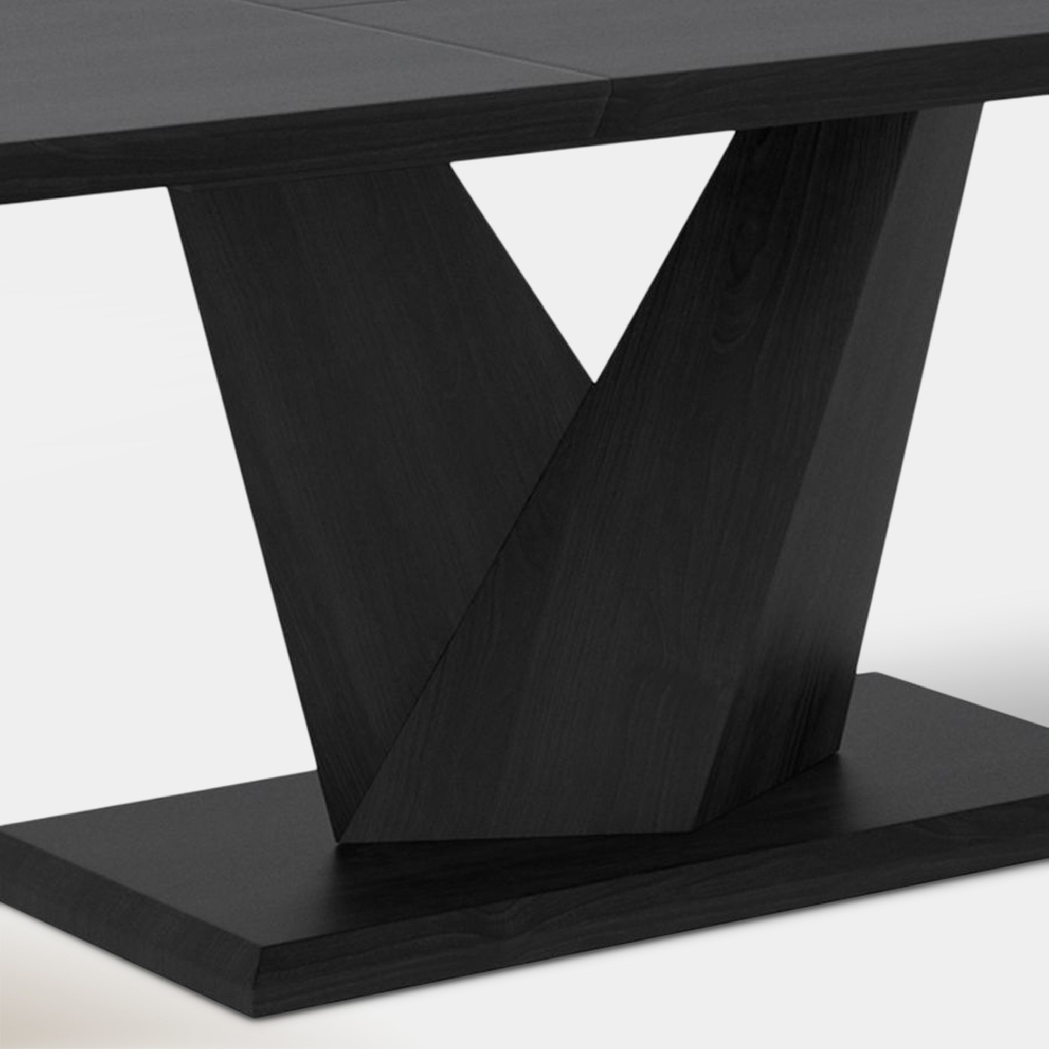 Heston Extendable Dining Table - Black | Hoft Home