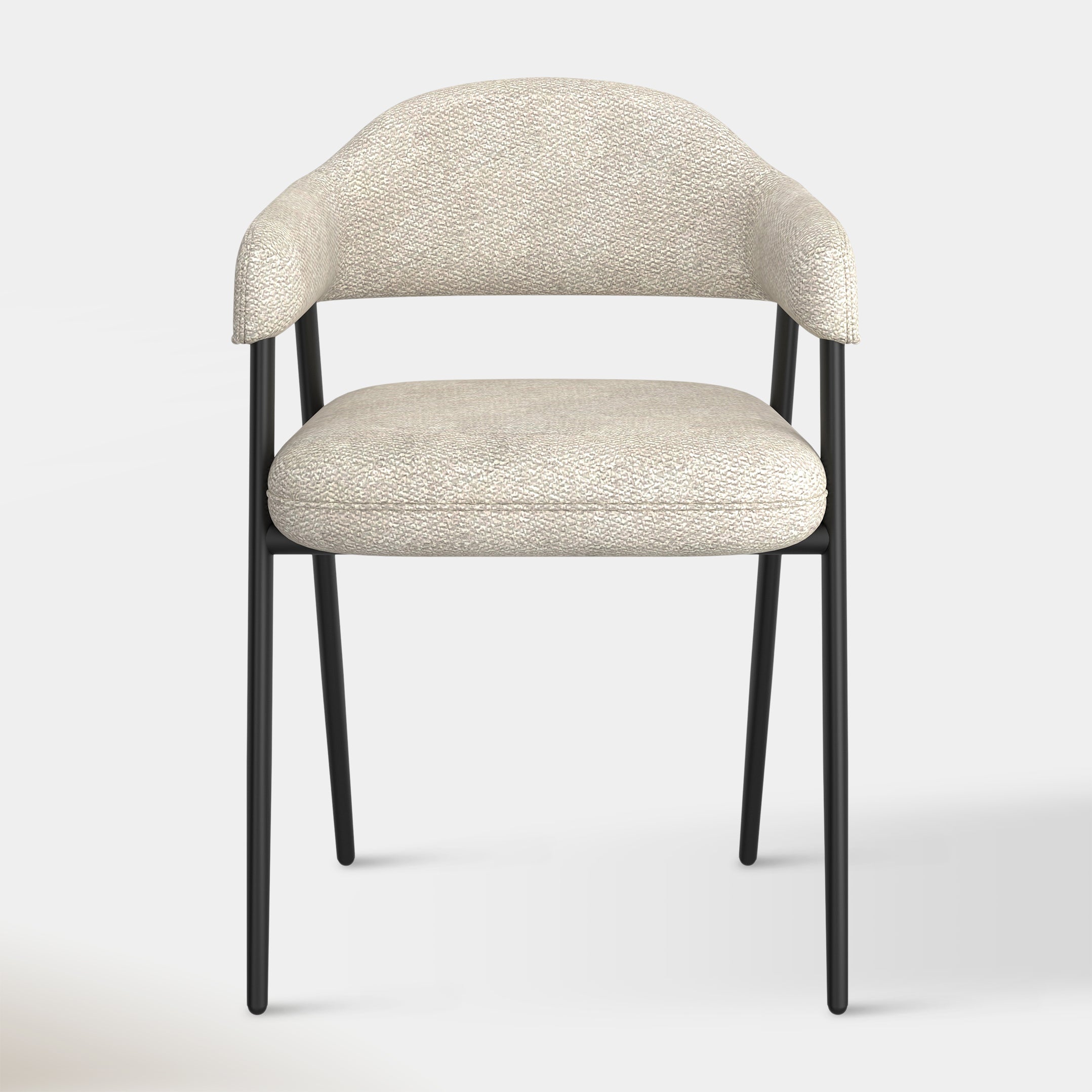 Vire Dining Chair - Beige & Black | Hoft Home