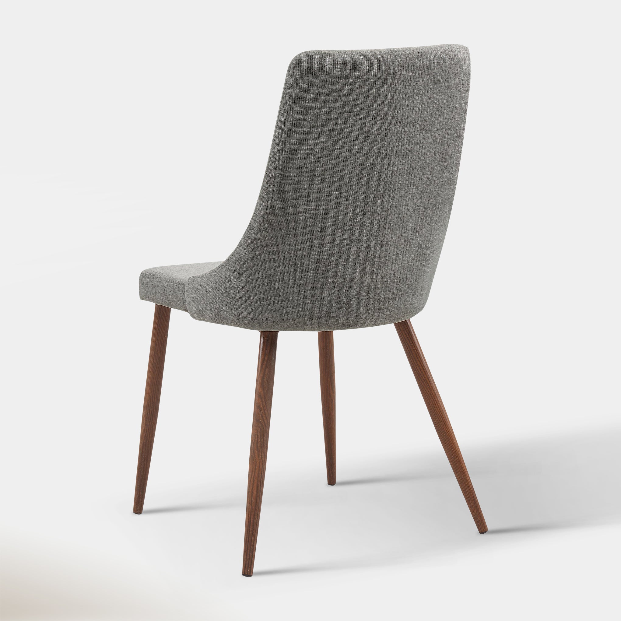 Beau Dining Chair - Grey & Walnut | Hoft Home