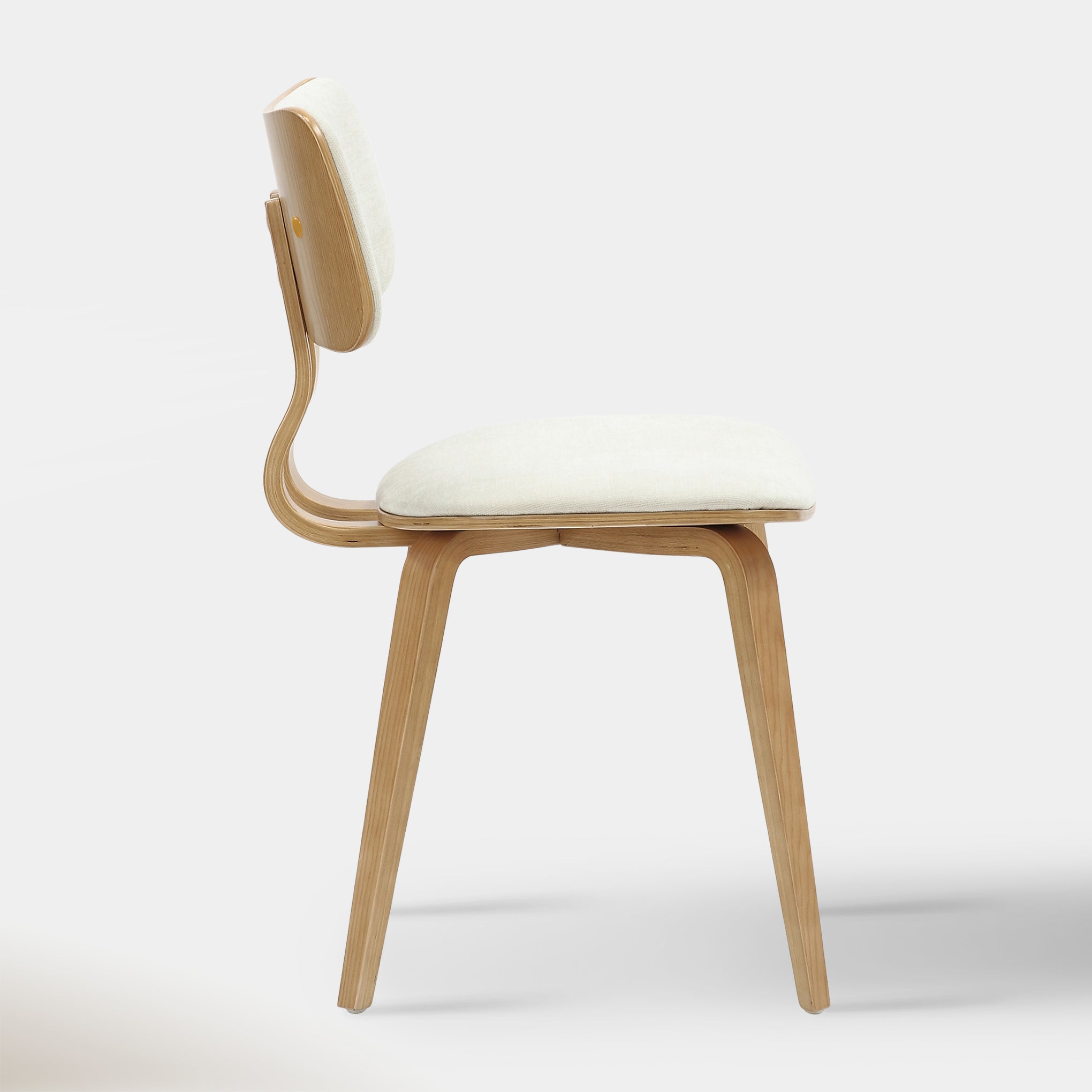 Zaki Dining Chair - Beige & Oak