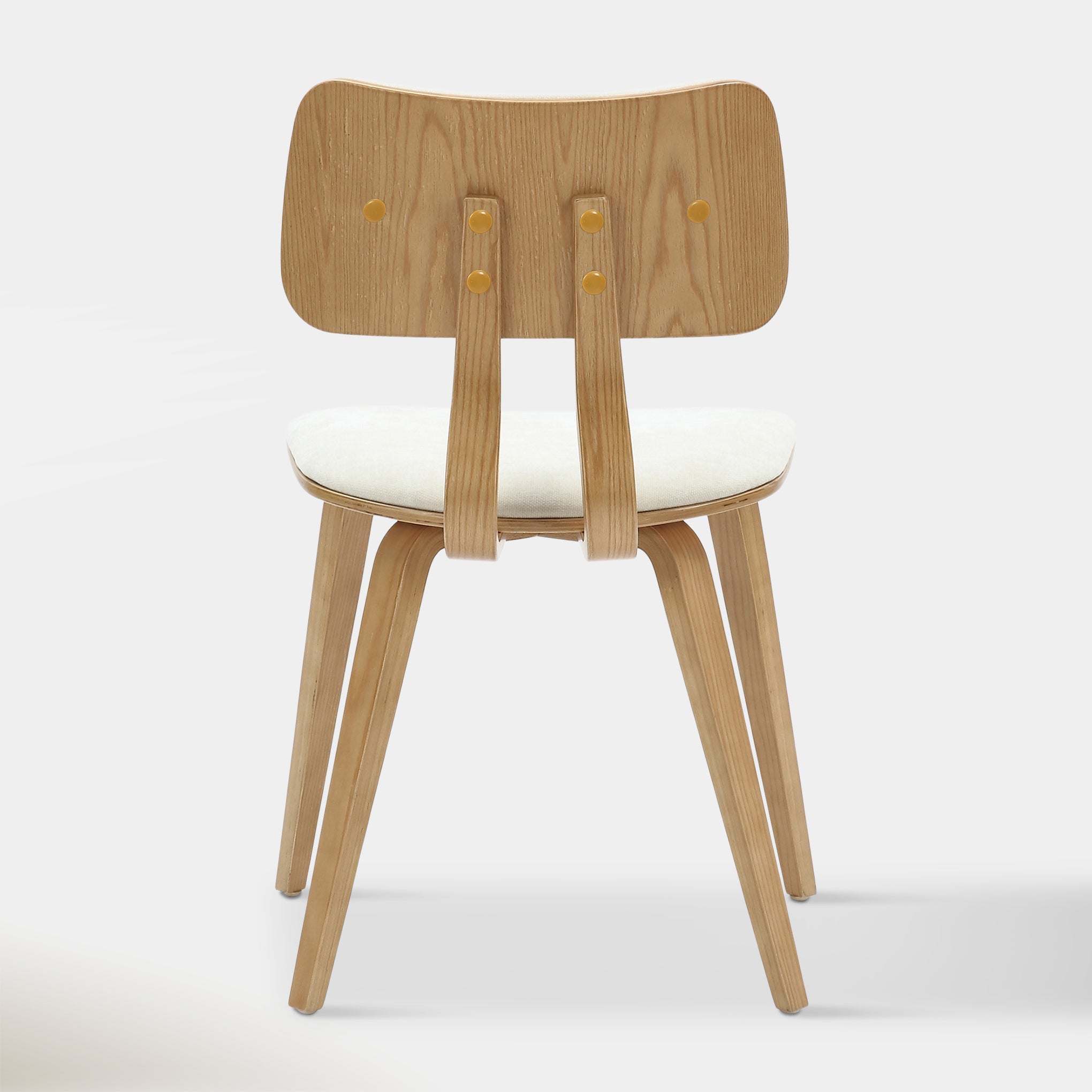 Zaki Dining Chair - Beige & Oak