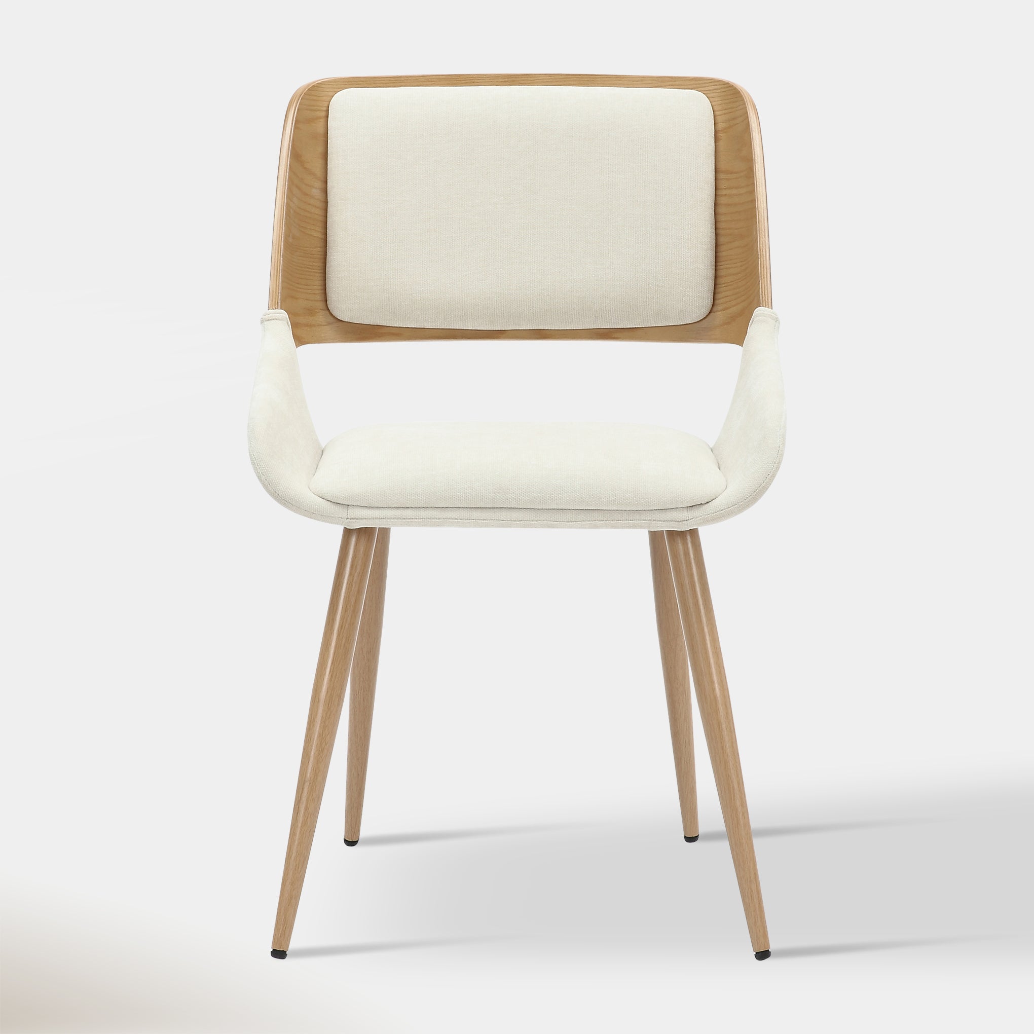 Carter Dining Chair - Beige & Oak