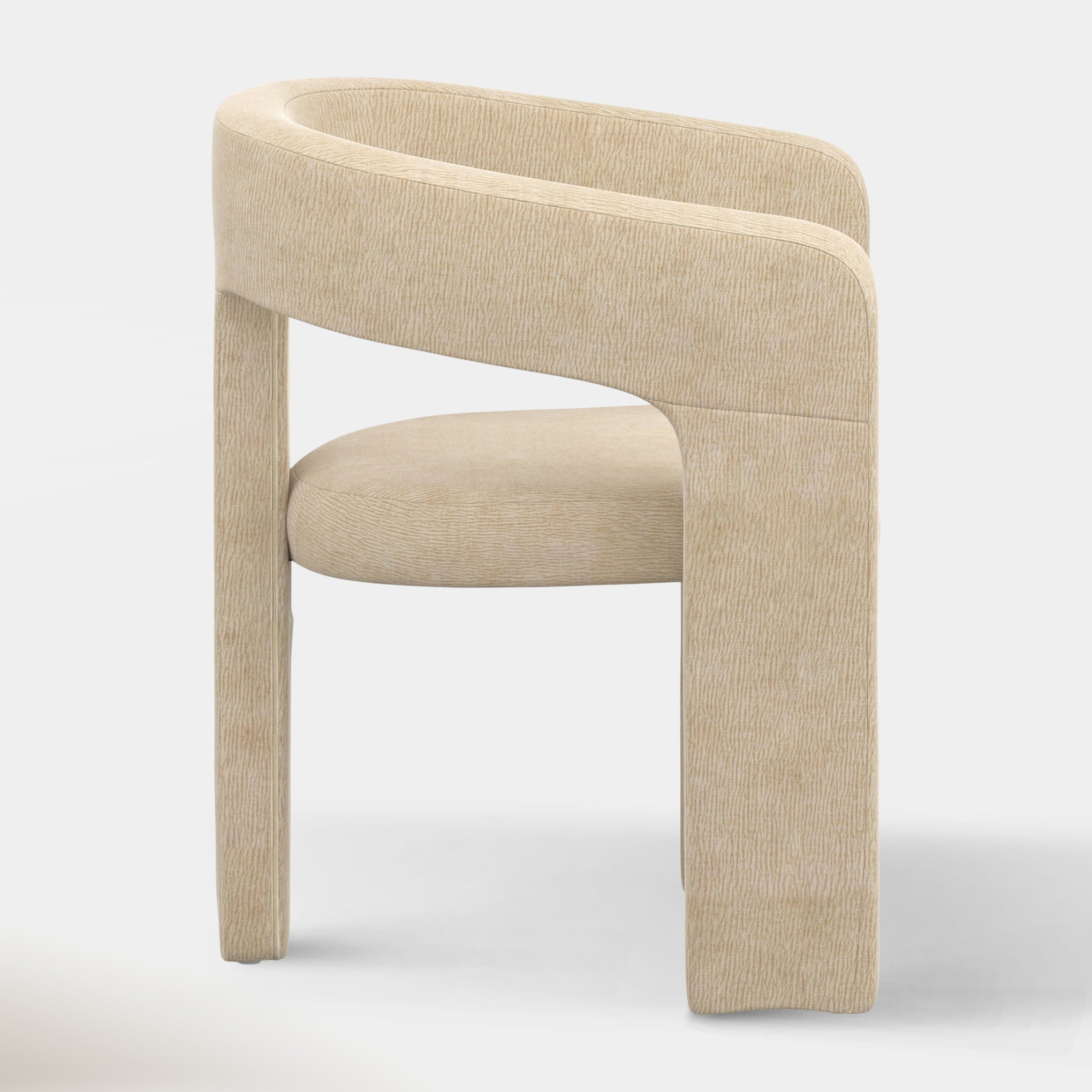 Marcel Dining Chair - Beige Chenille