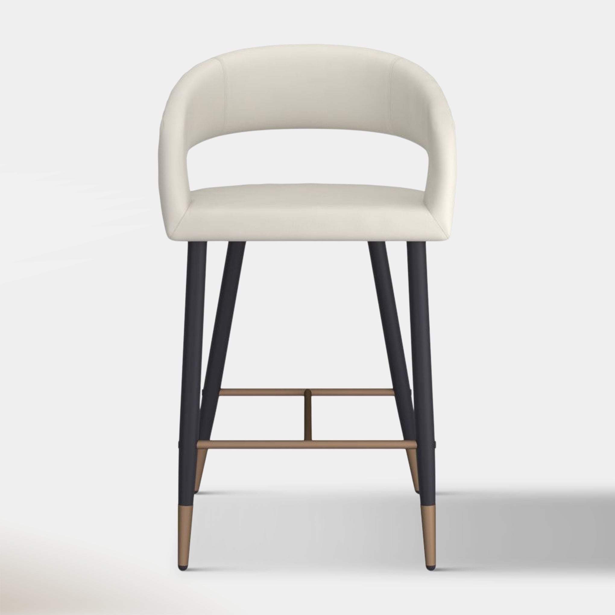 Mikah Counter Stool - Cream | Hoft Home