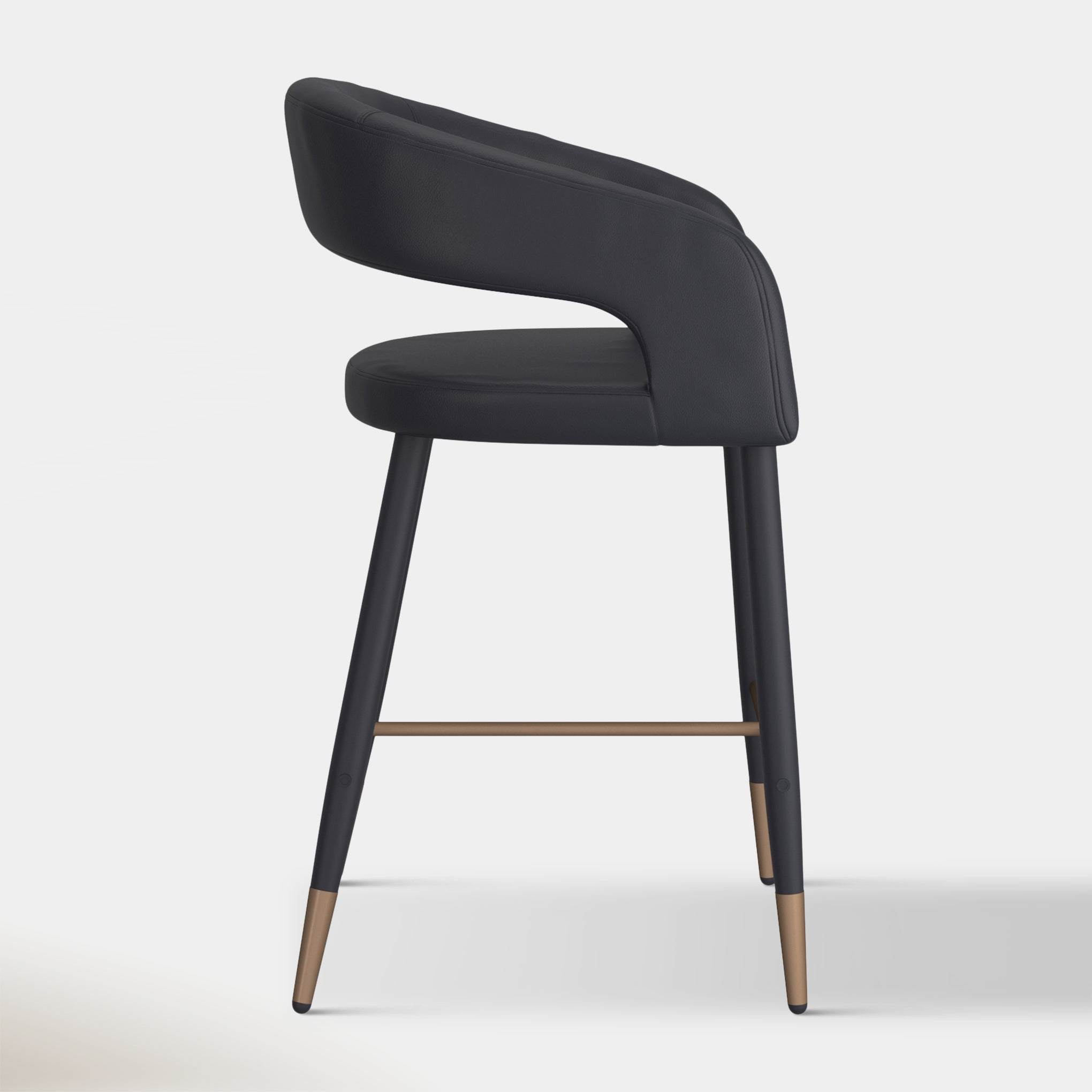 Mikah Counter Stool - Black | Hoft Home