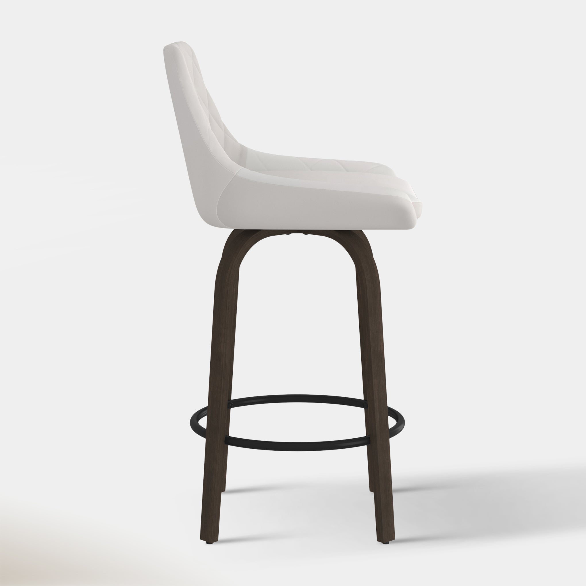 Kenzy Counter Stool - White | Hoft Home