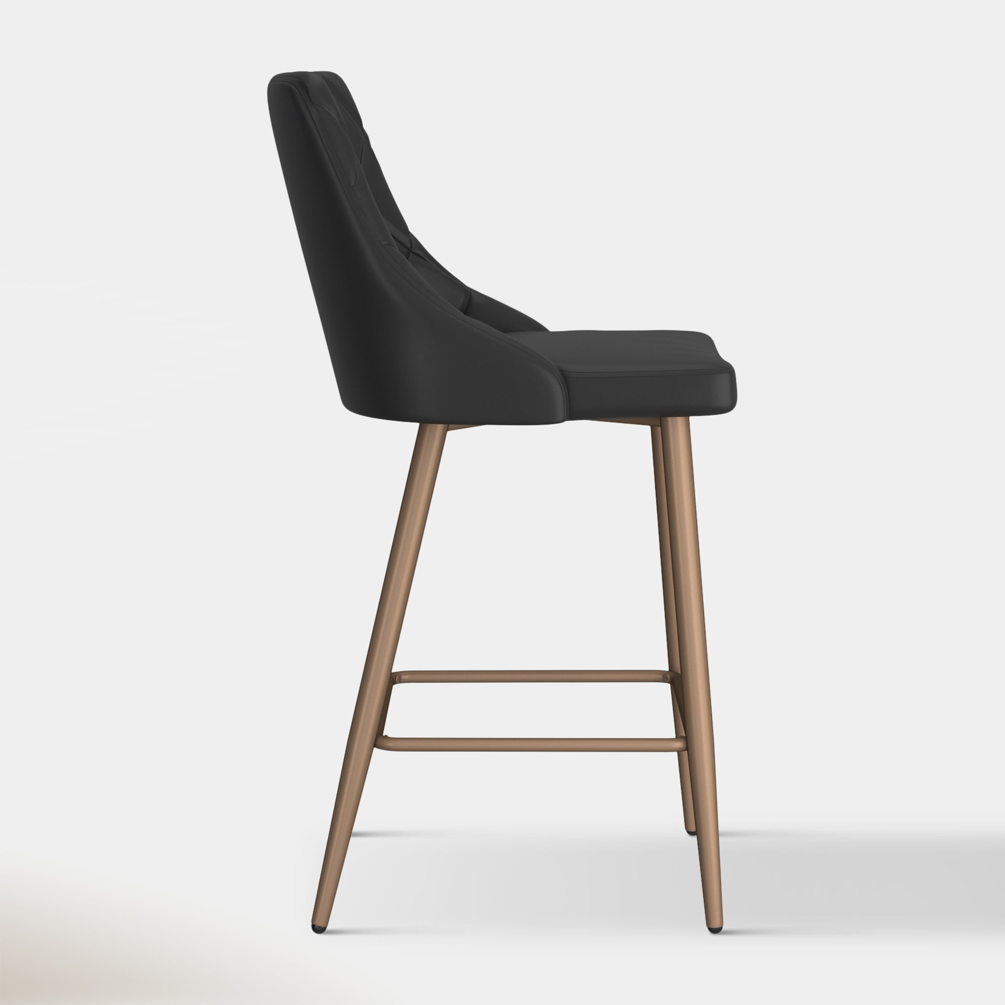 Alora Counter Stool - Black | Hoft Home