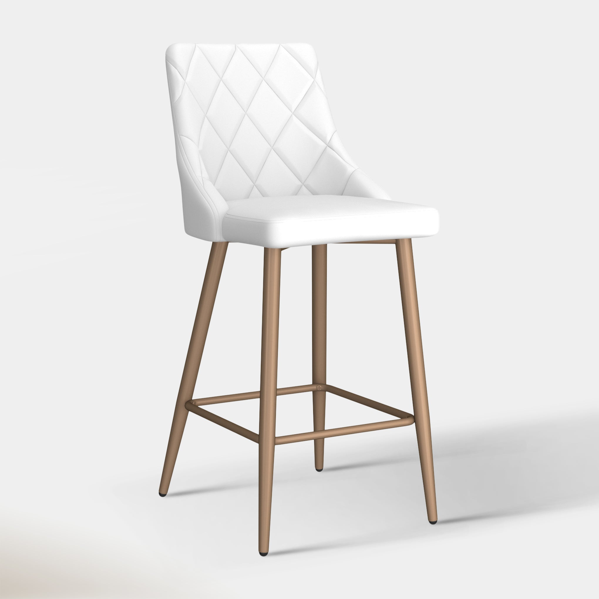 Alora Counter Stool - White | Hoft Home