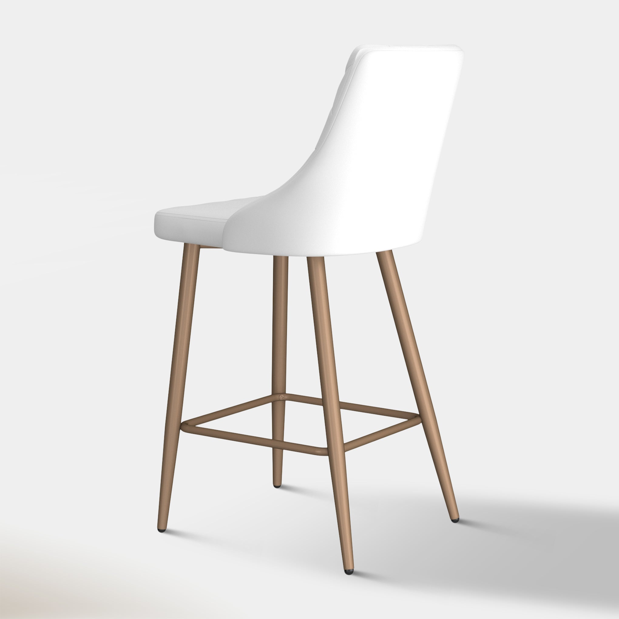 Alora Counter Stool - White | Hoft Home