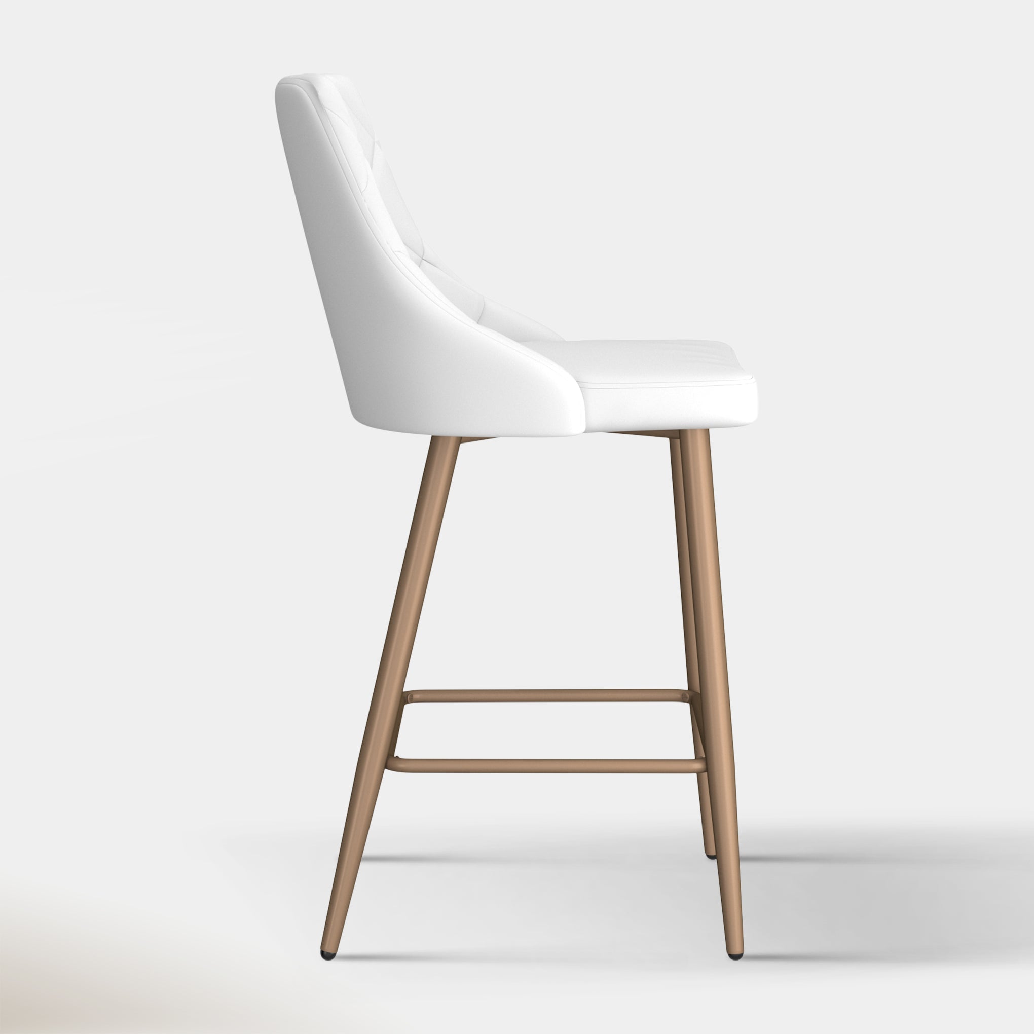 Alora Counter Stool - White | Hoft Home