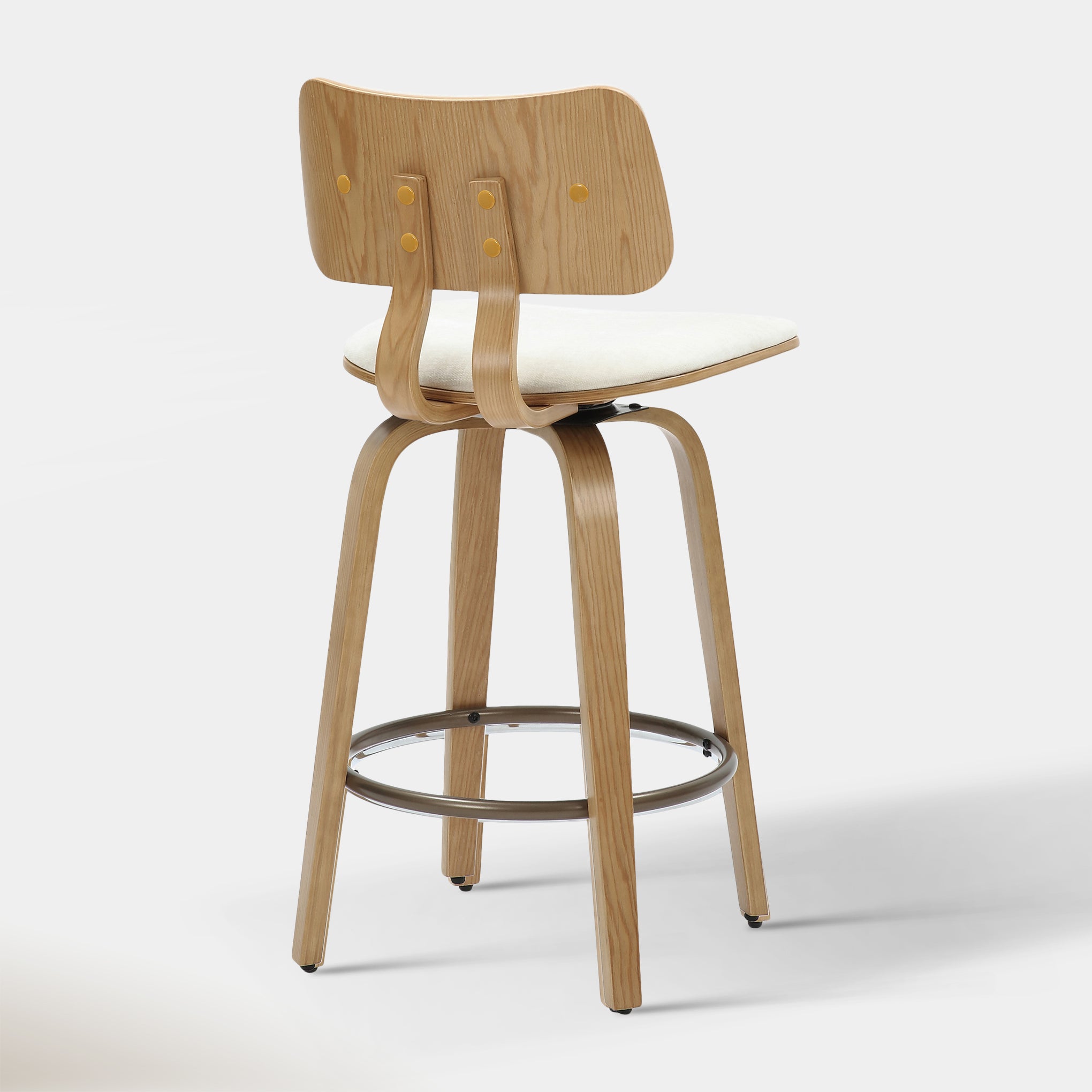 Zaki Counter Stool - Beige | Hoft Home