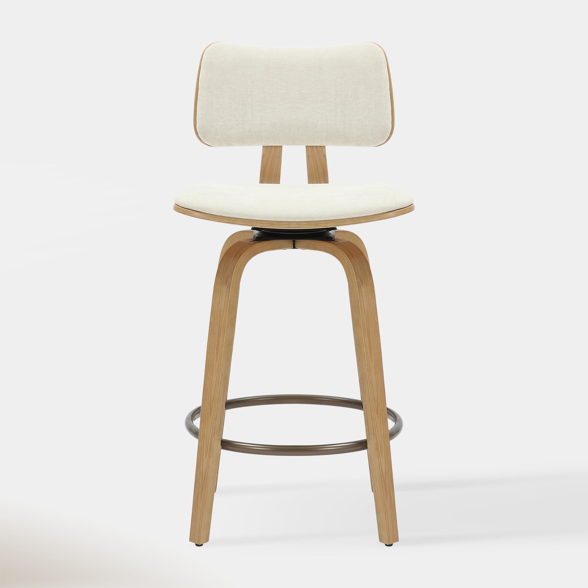 Zaki Counter Stool - Beige | Hoft Home