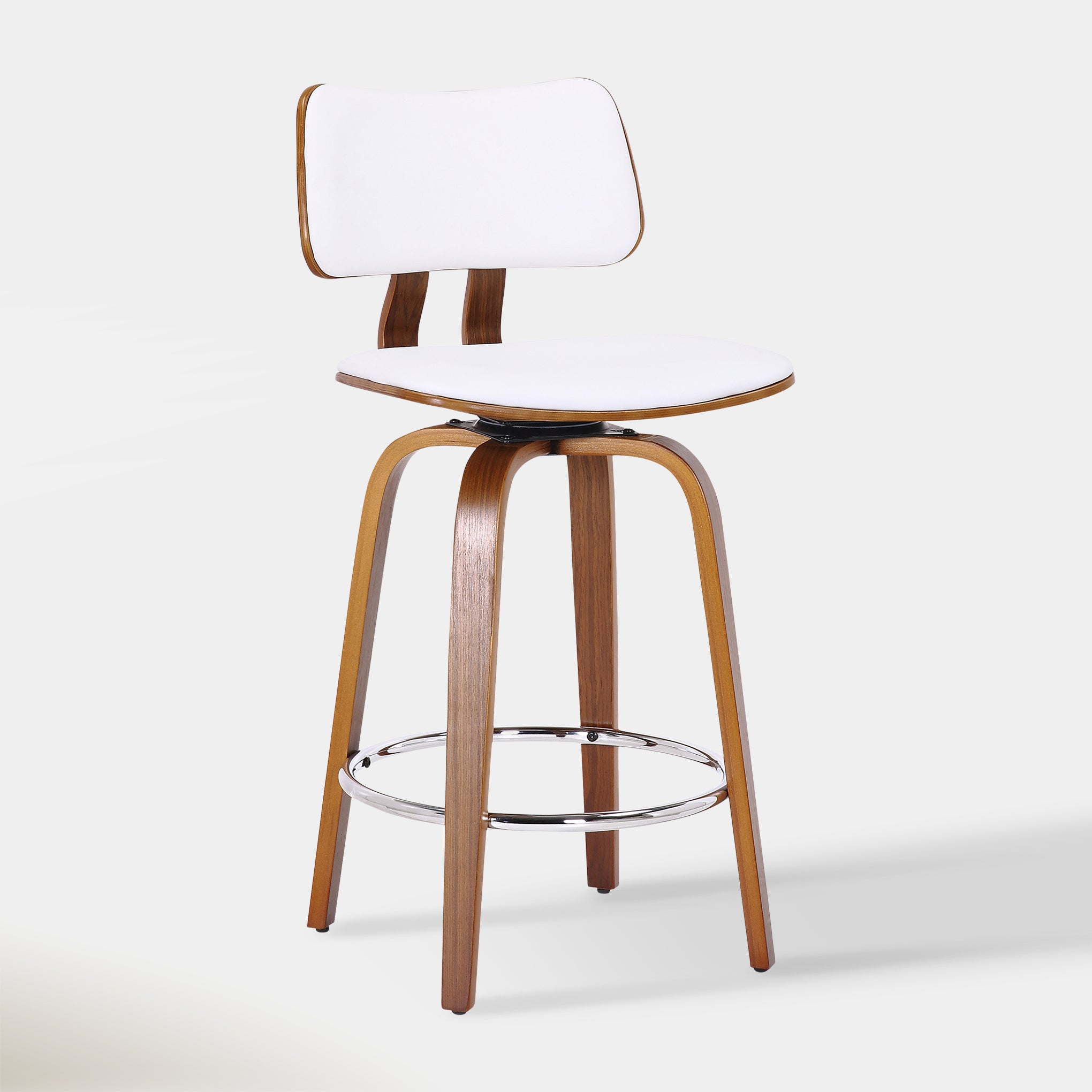 Zaki Counter Stool - White | Hoft Home