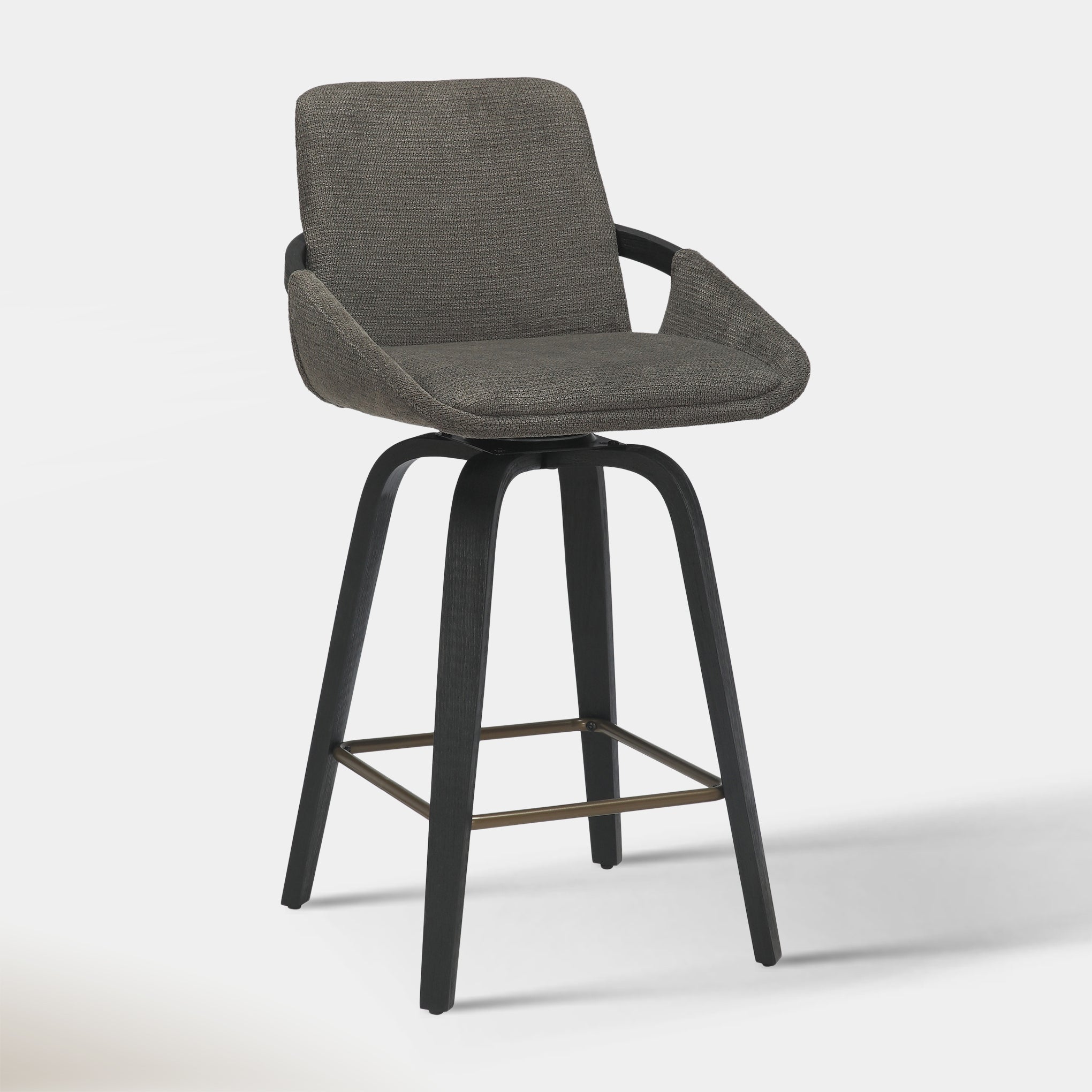 Lennox Counter Stool - Grey & Black