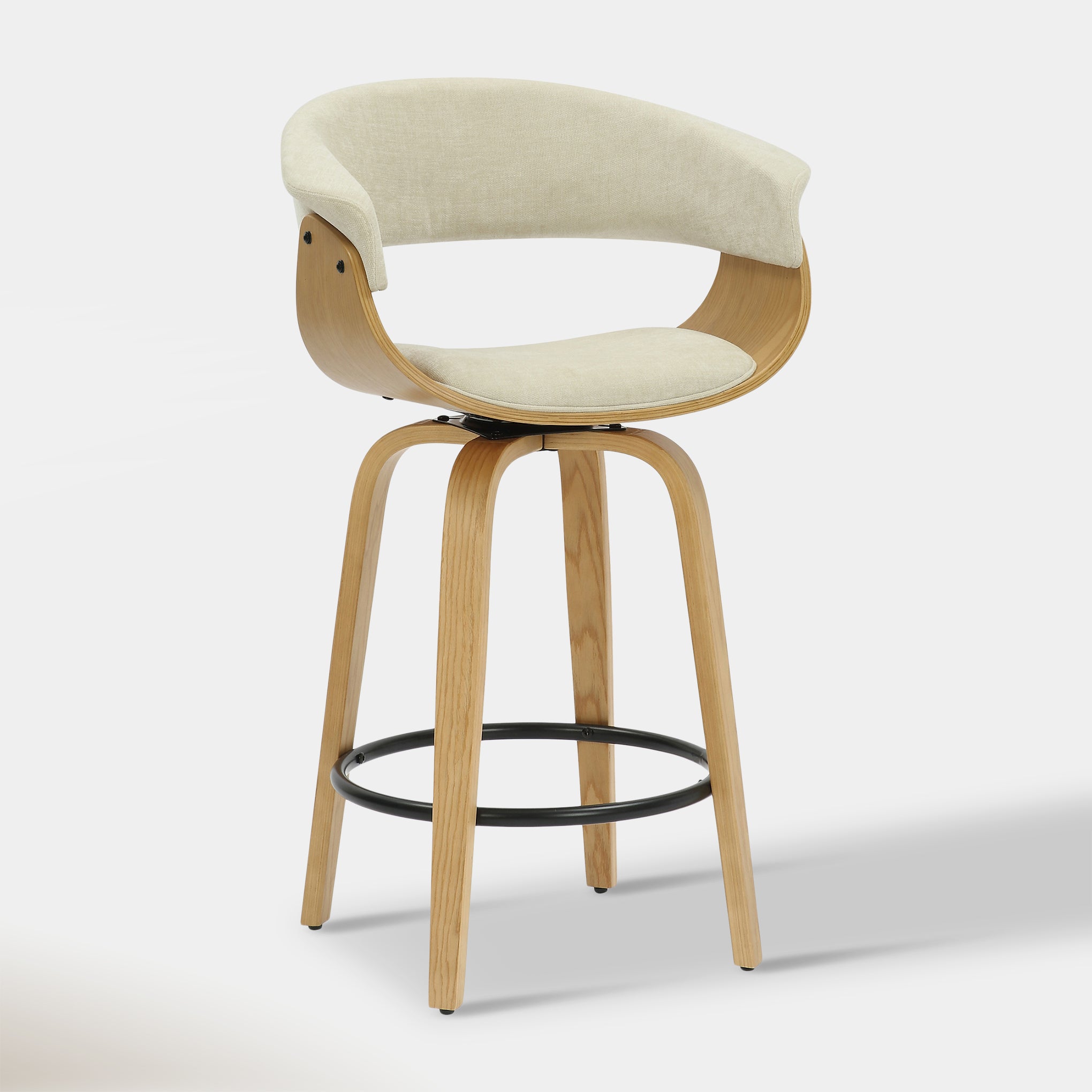 Jerreau Counter Stool - Beige | Hoft Home