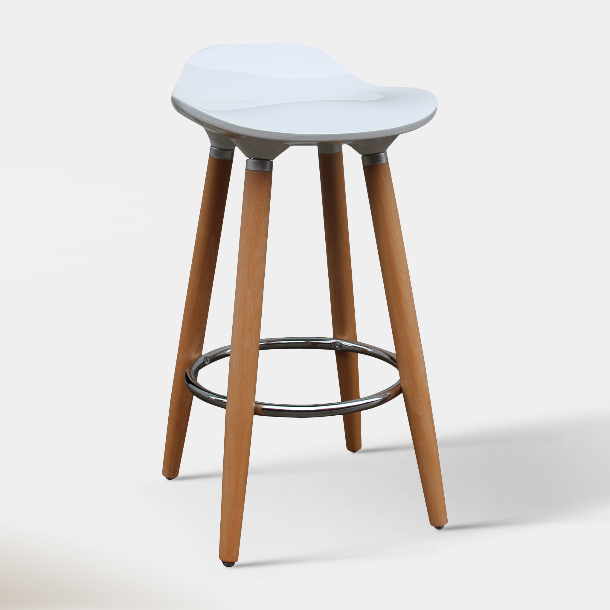 Anco Counter Stool - White | Hoft Home