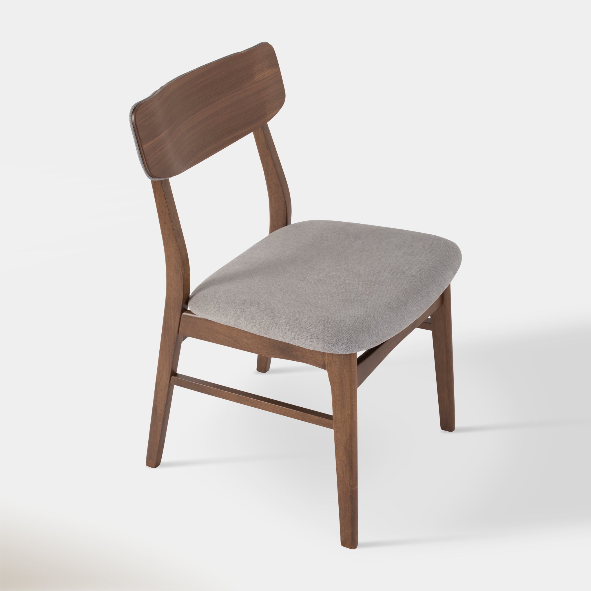 Amara Dining Chair - Smoke & Walnut