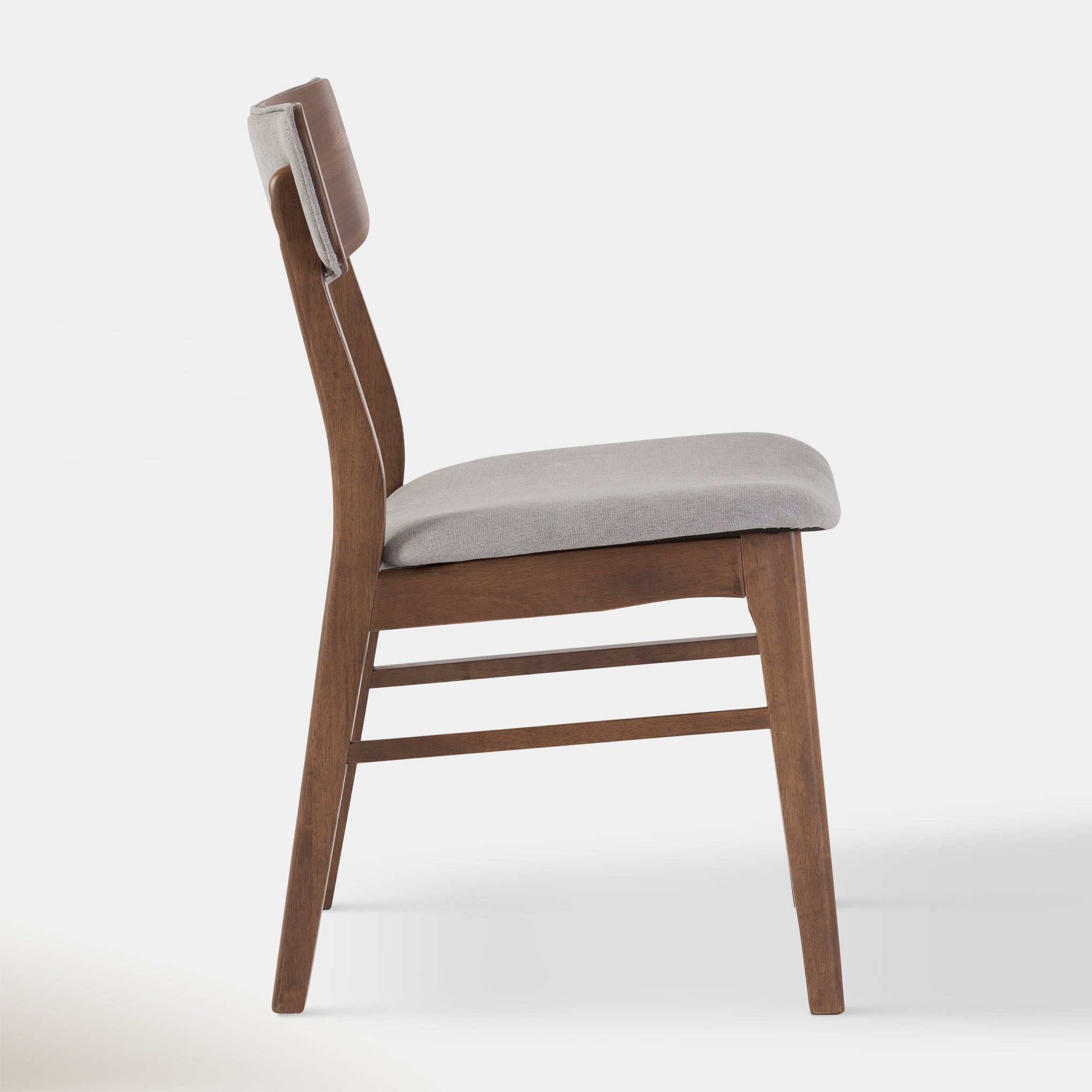 Amara Dining Chair - Smoke & Walnut