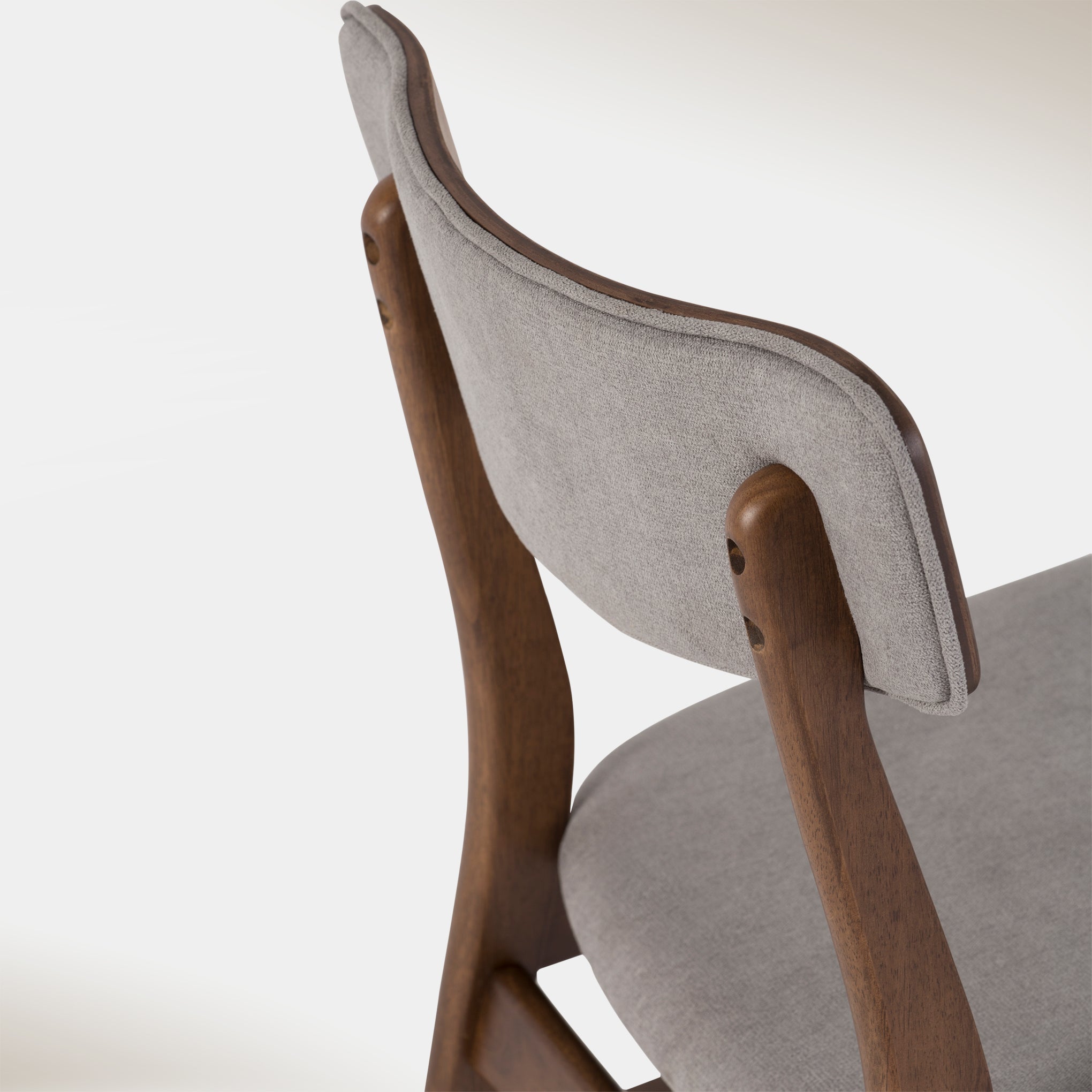 Amara Dining Chair - Smoke & Walnut