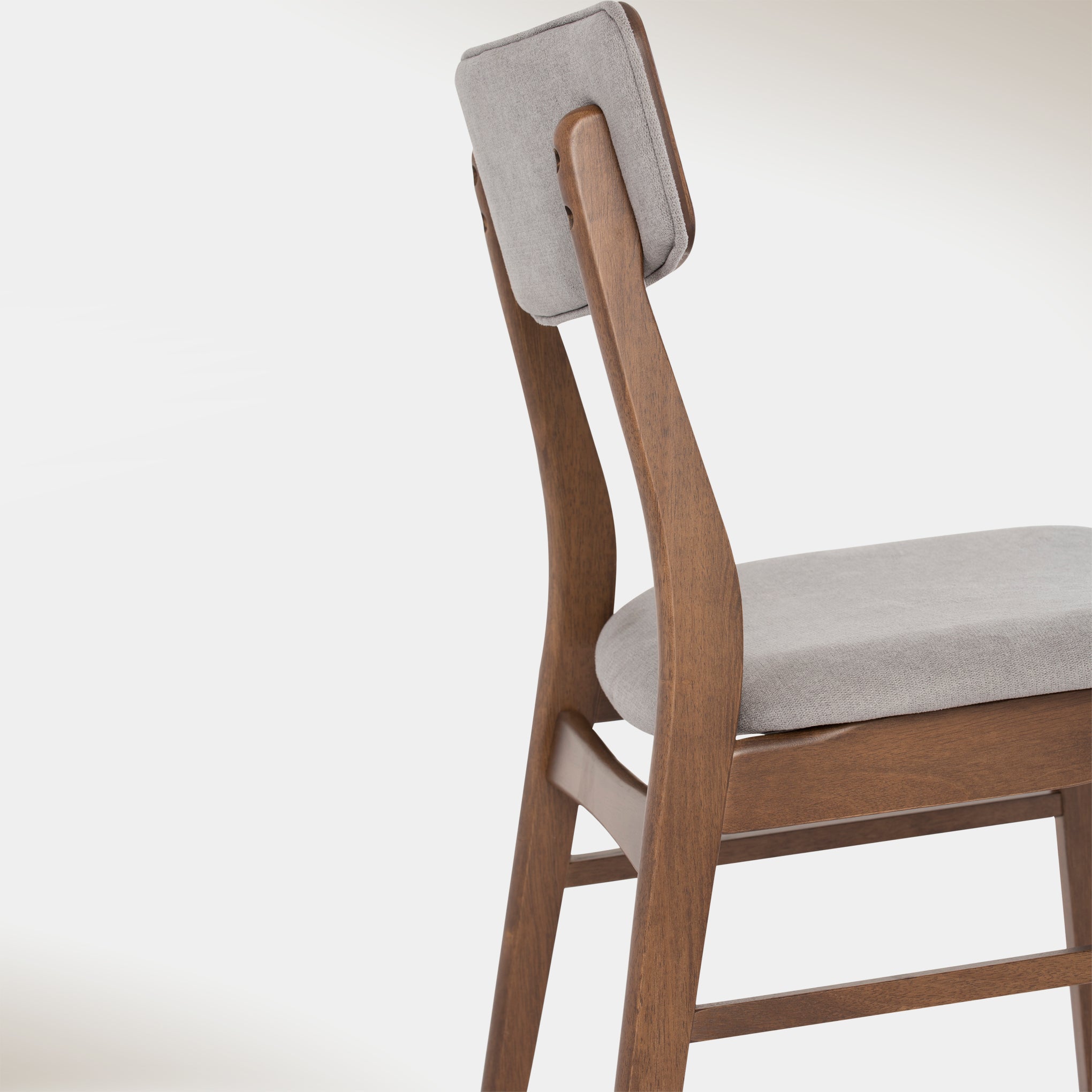 Amara Dining Chair - Smoke & Walnut