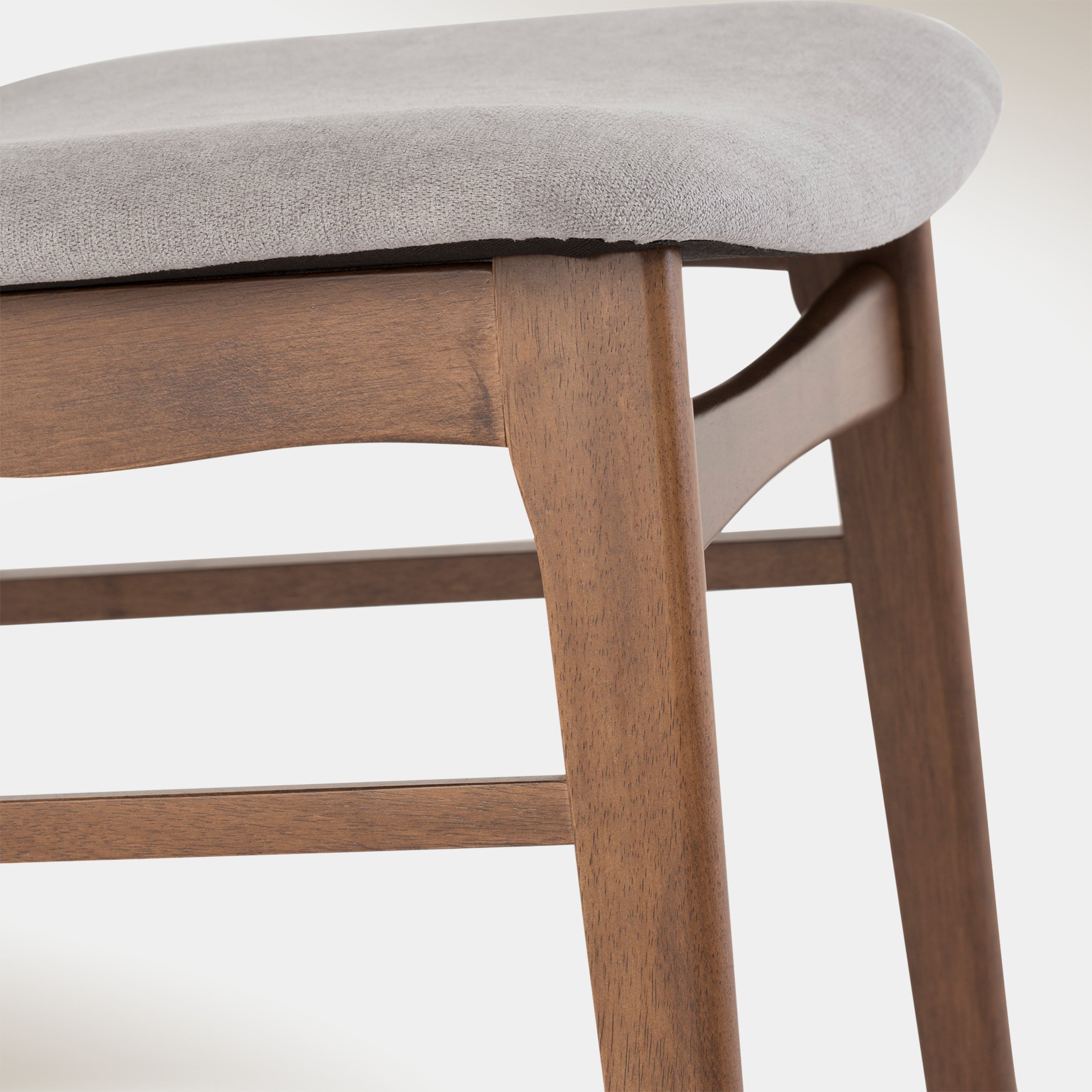 Amara Dining Chair - Smoke & Walnut