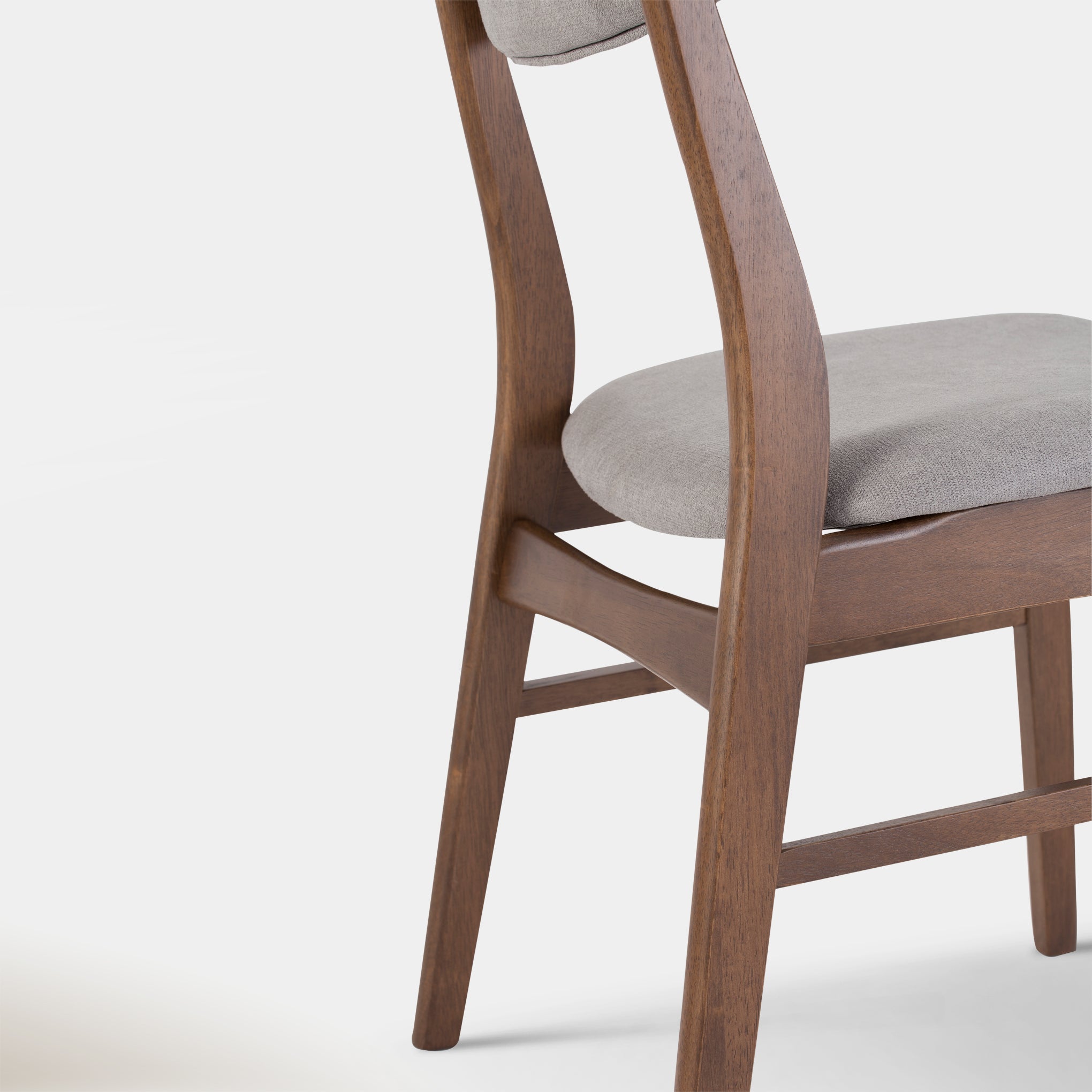 Amara Dining Chair - Smoke & Walnut