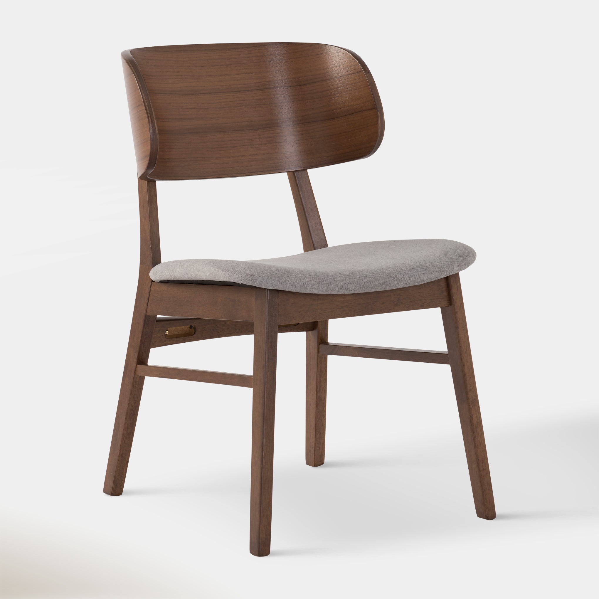 Emery Dining Chair - Smoke & Walnut