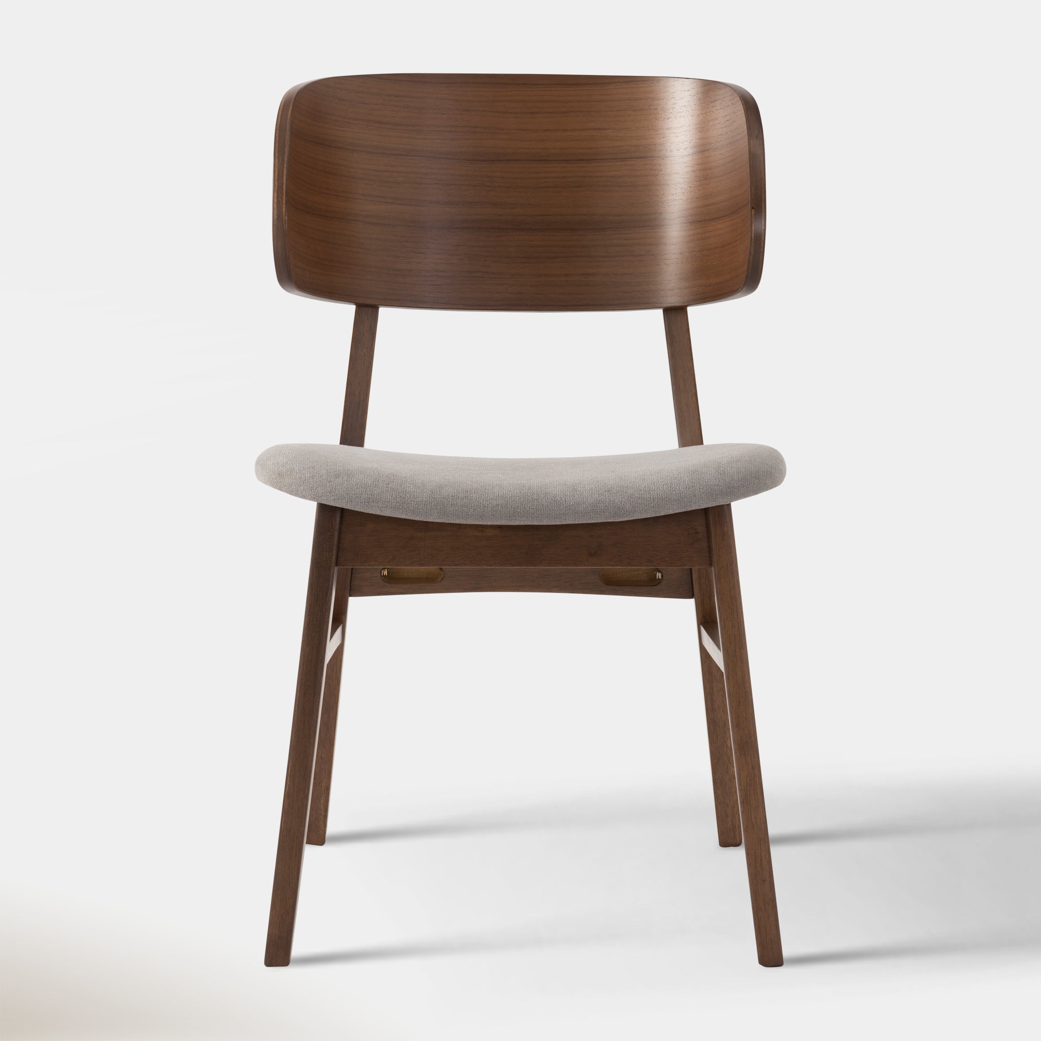 Emery Dining Chair - Smoke & Walnut