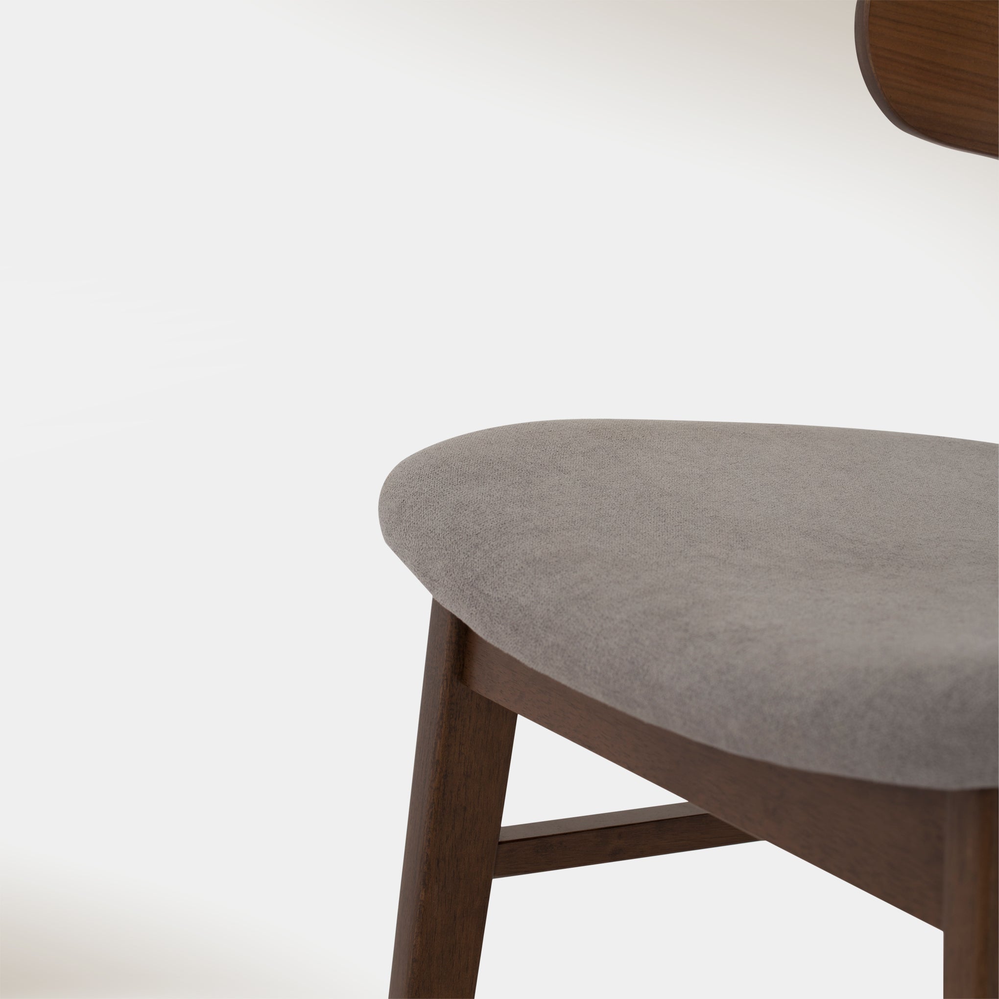 Emery Dining Chair - Smoke & Walnut