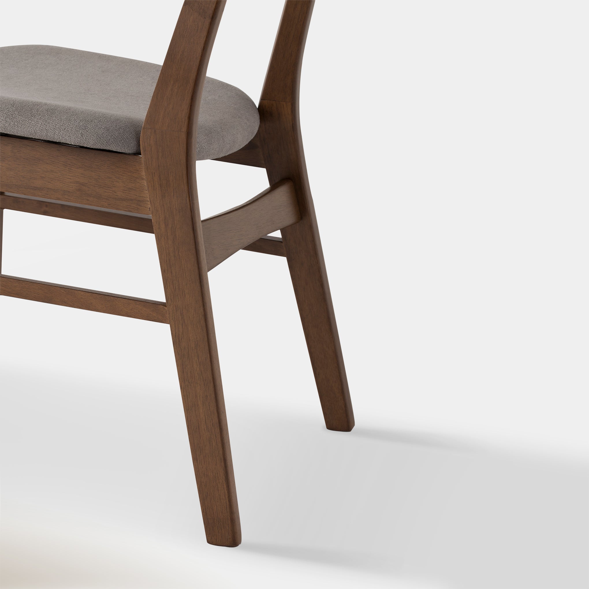 Emery Dining Chair - Smoke & Walnut