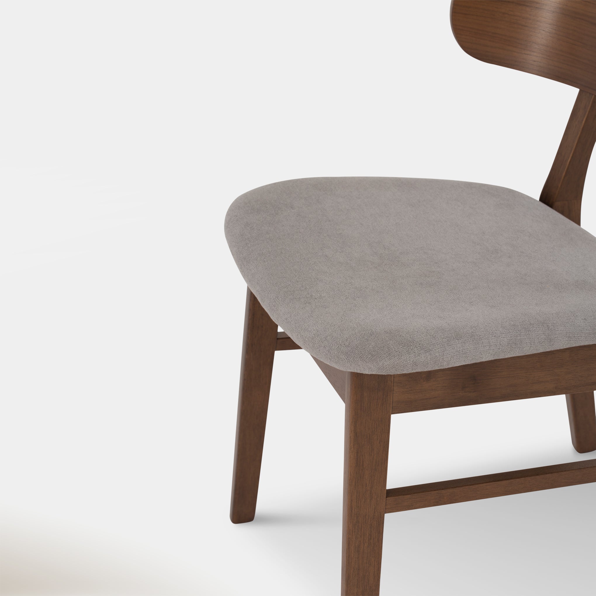 Emery Dining Chair - Smoke & Walnut