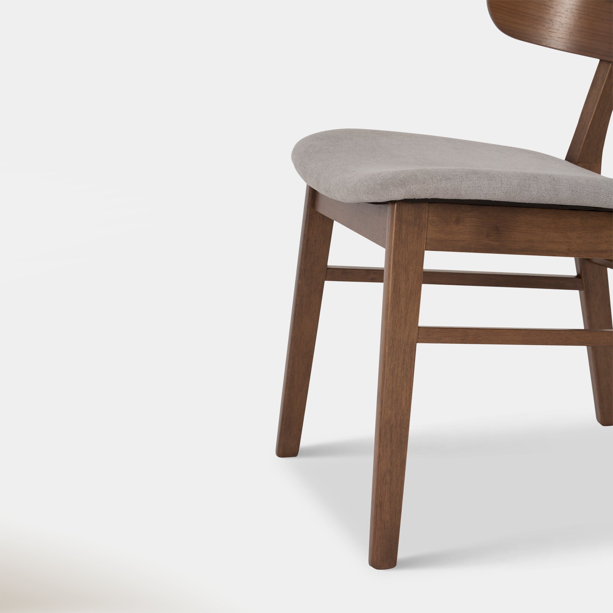 Emery Dining Chair - Smoke & Walnut