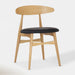 Telyn Dining Chair - Natural & Black | Hoft Home