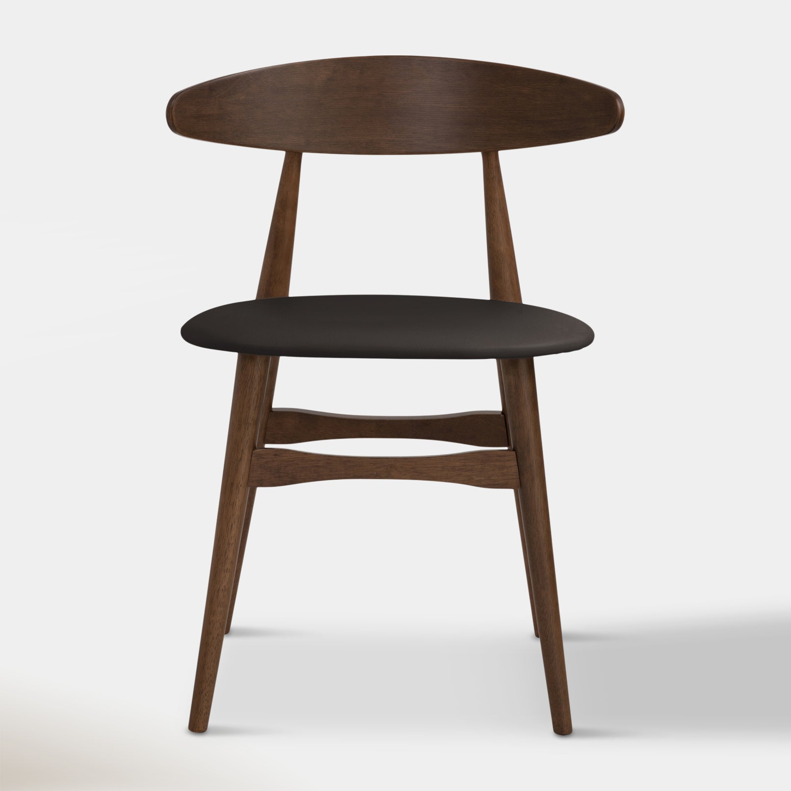 Telyn Dining Chair - Walnut & Black | Hoft Home