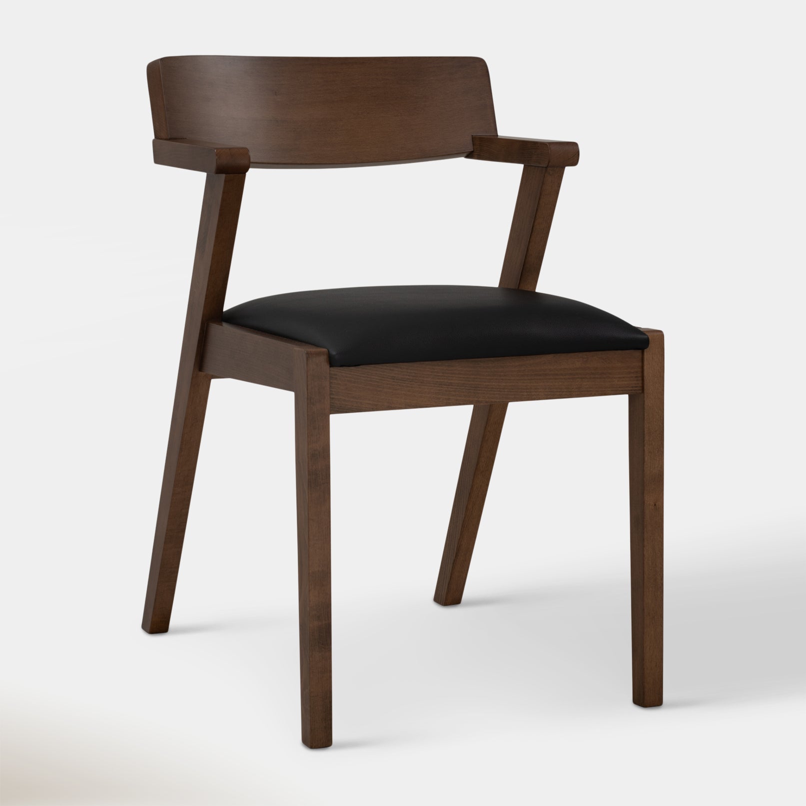 Zola Dining Chair - Walnut & Black | Hoft Home