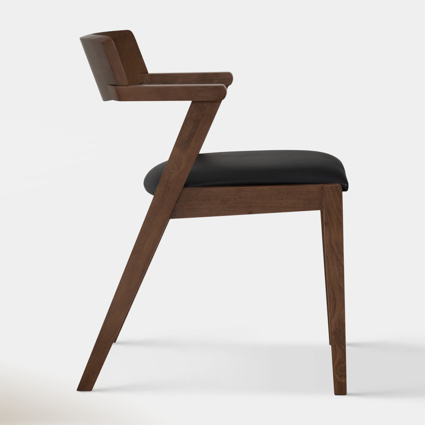 Zola Dining Chair - Walnut & Black | Hoft Home