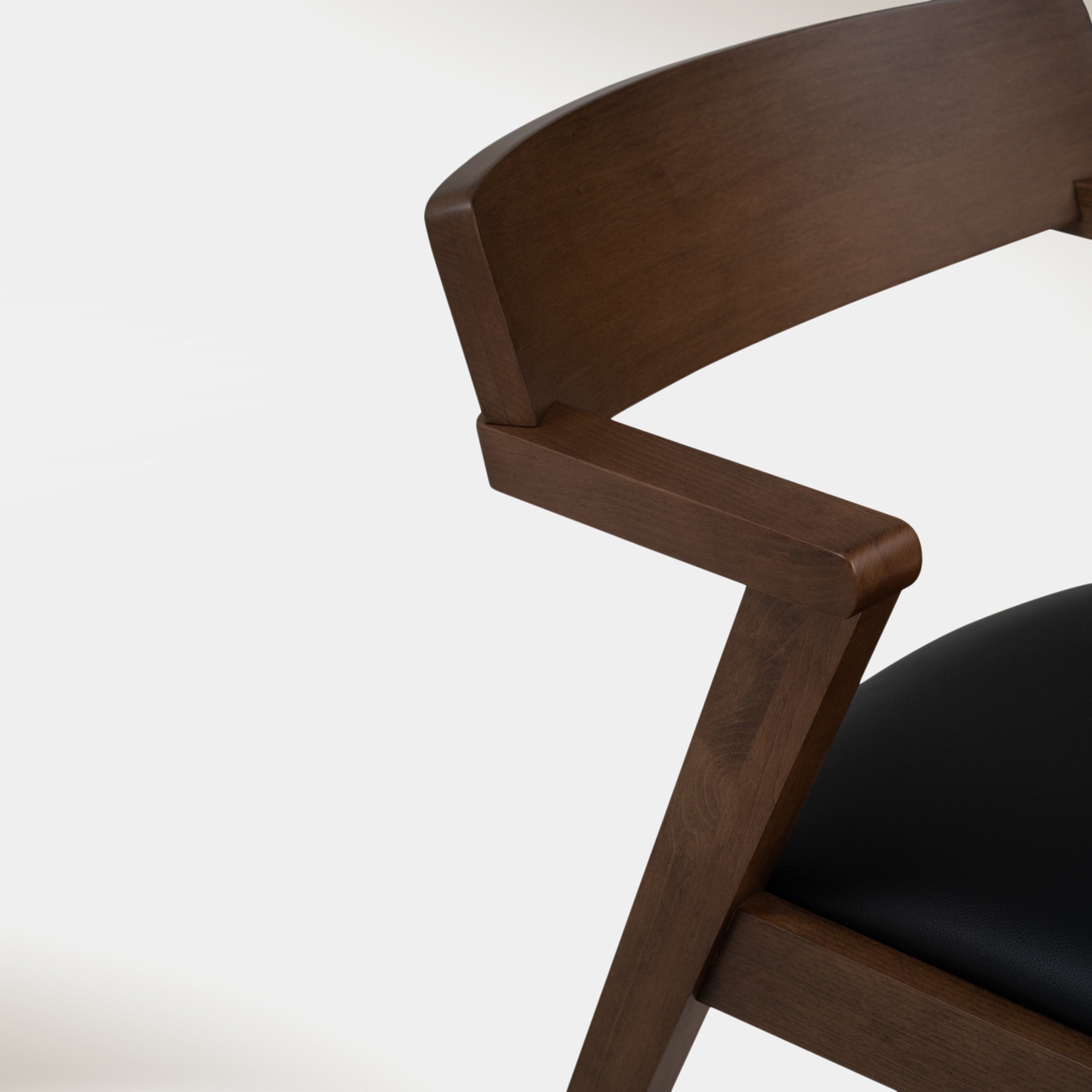 Zola Dining Chair - Walnut & Black | Hoft Home