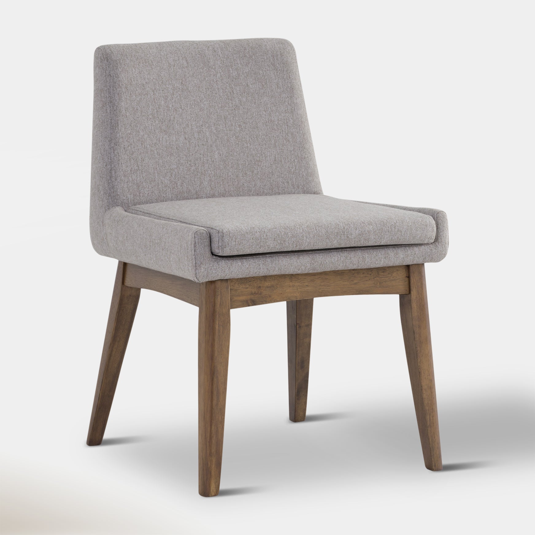 Chanel Dining Chair - Light Grey & Walnut | Hoft Home