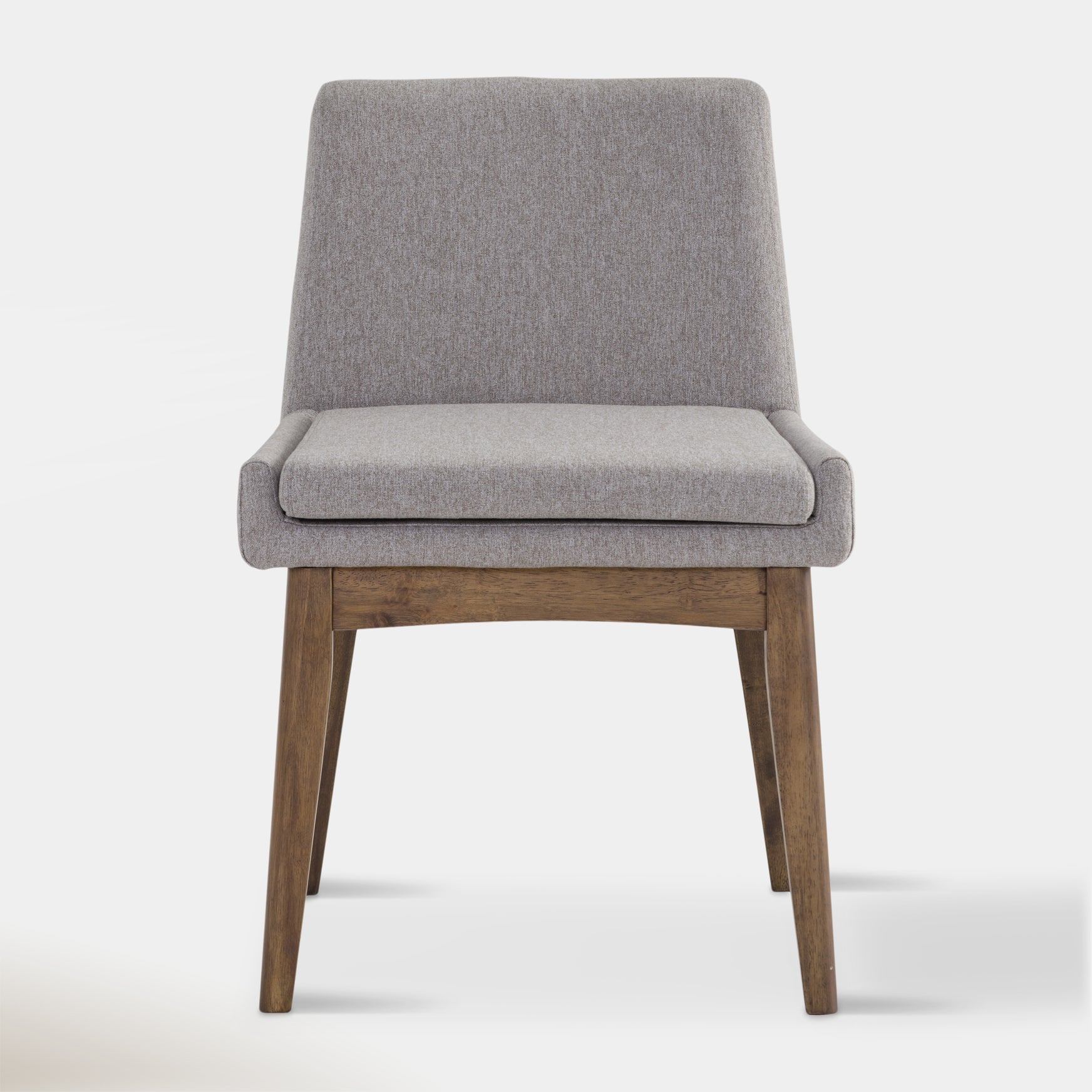 Chanel Dining Chair - Light Grey & Walnut | Hoft Home