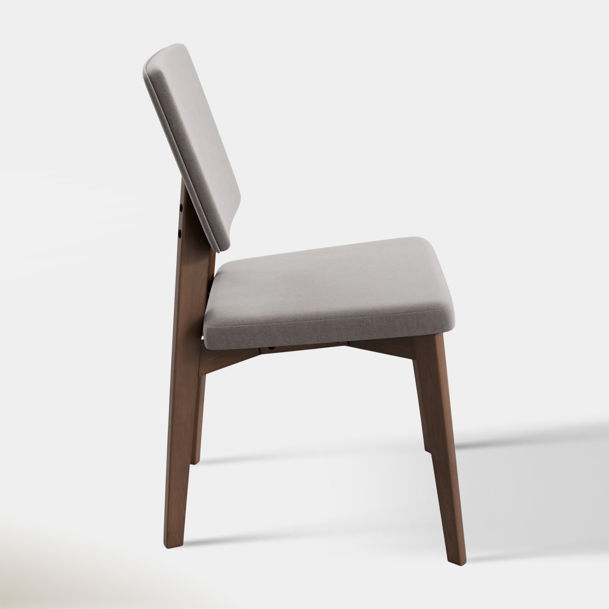 Jakob Dining Chair - Walnut & Smoke | Hoft Home