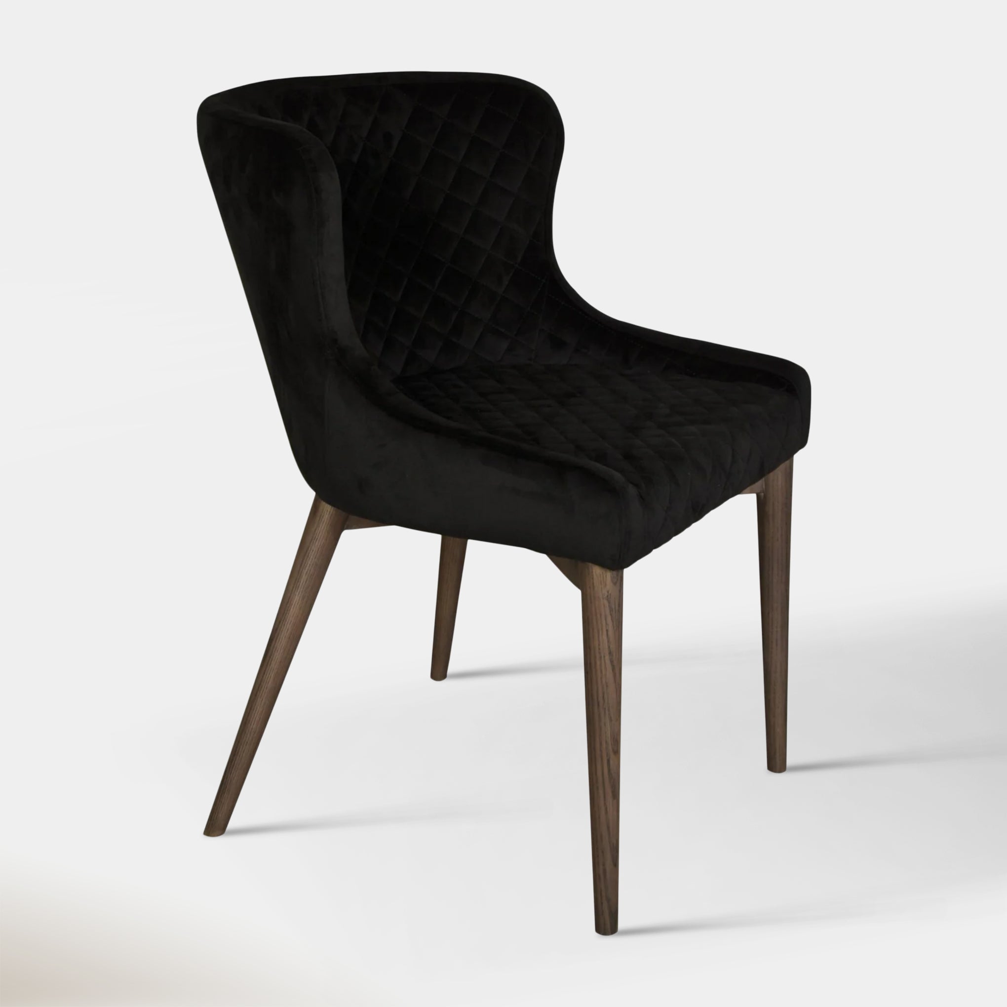 Hugo Dining Chair - Black Velvet