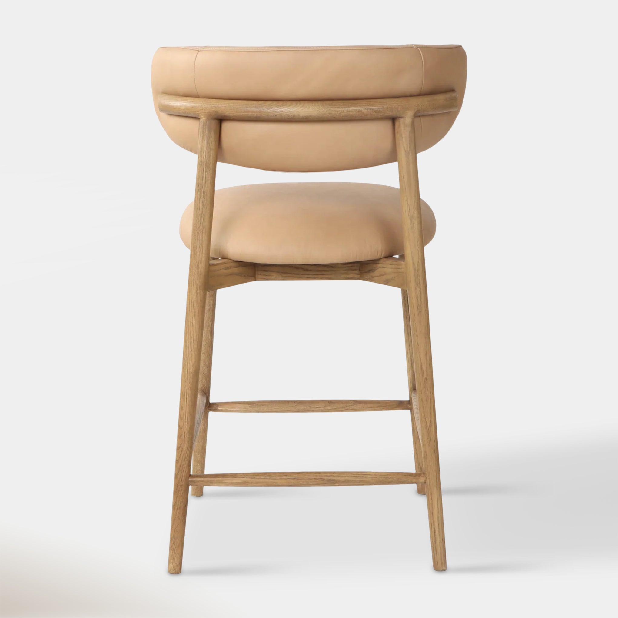 Liam Counter Stool - Tan Leather