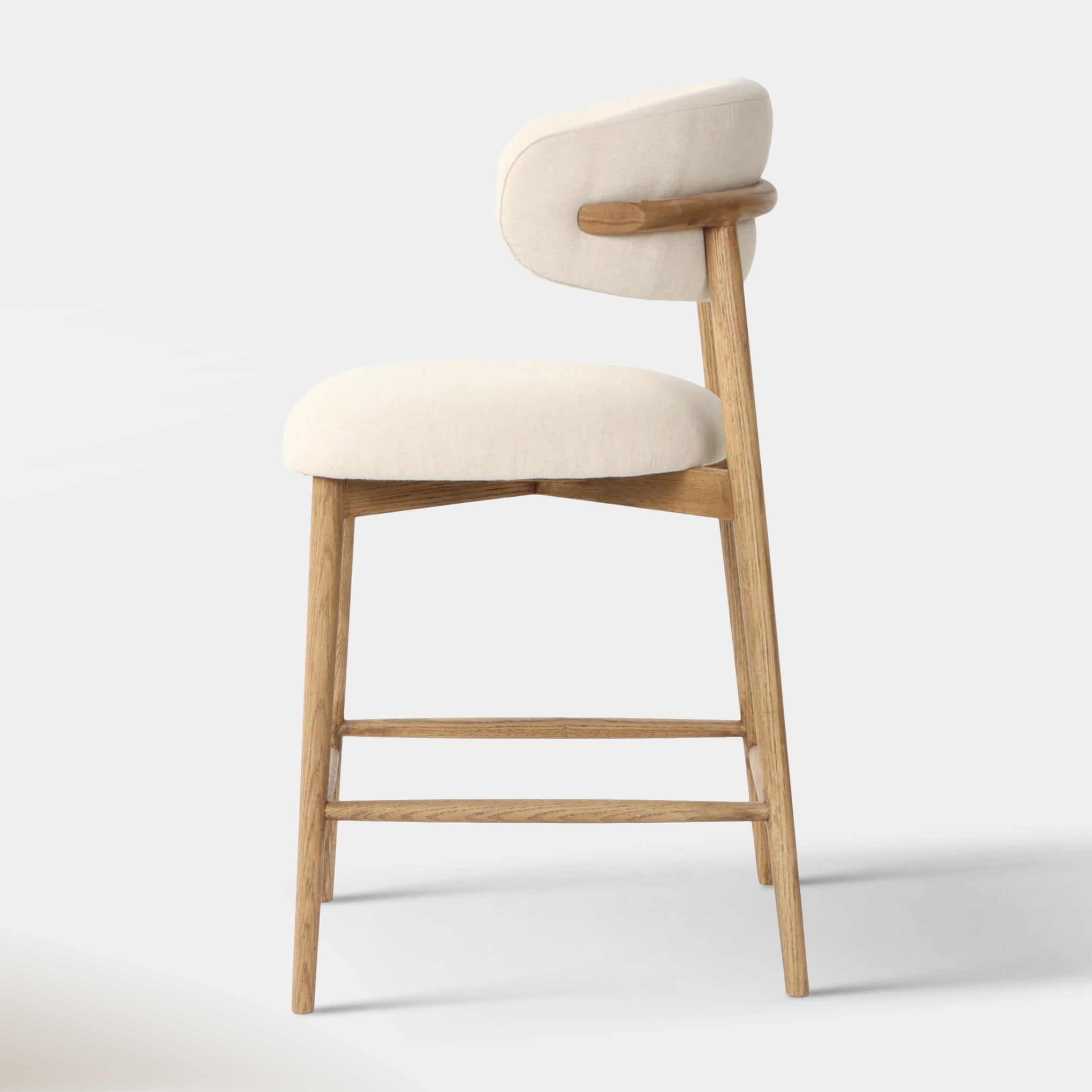 Liam Counter Stool - Beige