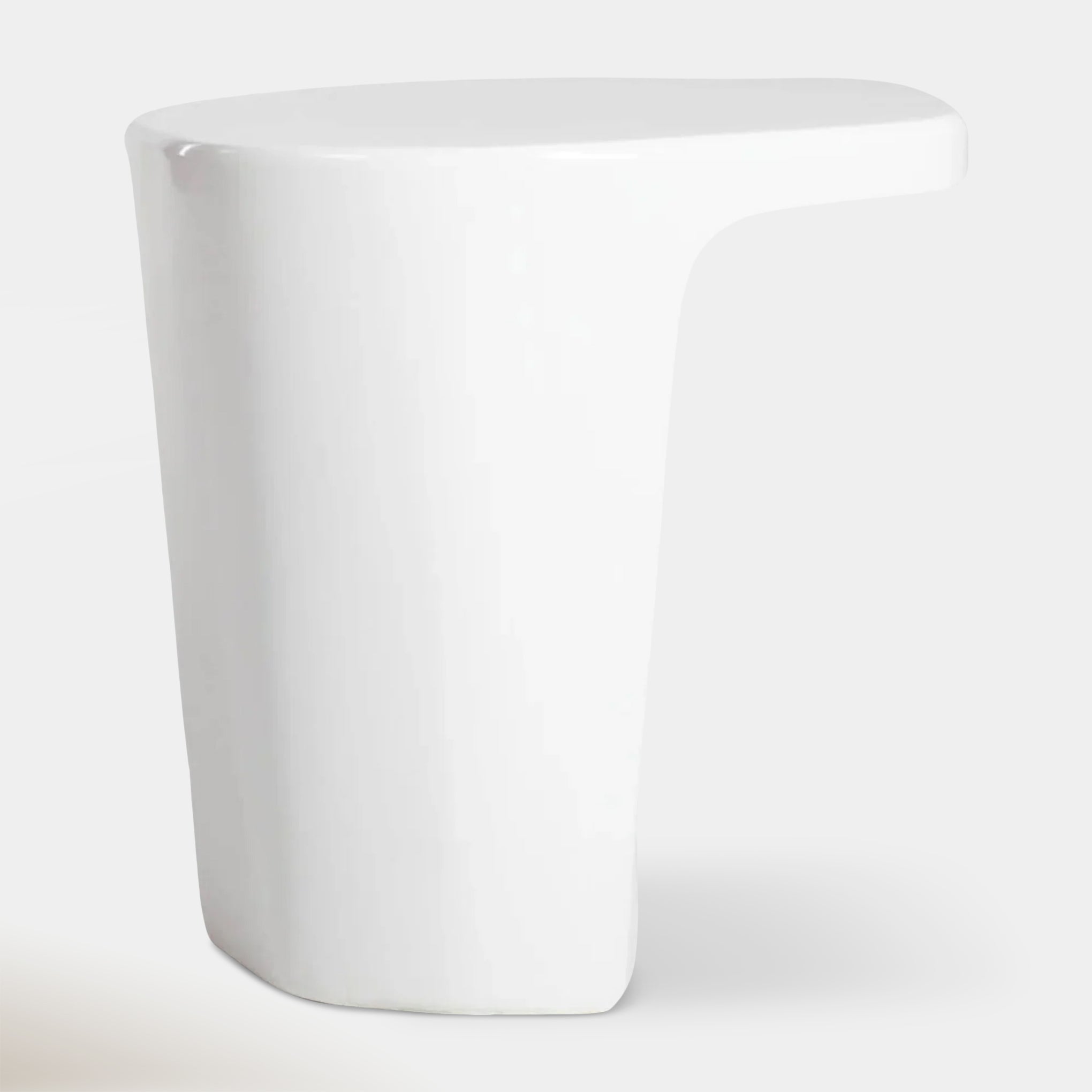 Brio White Side Table | Hoft Home