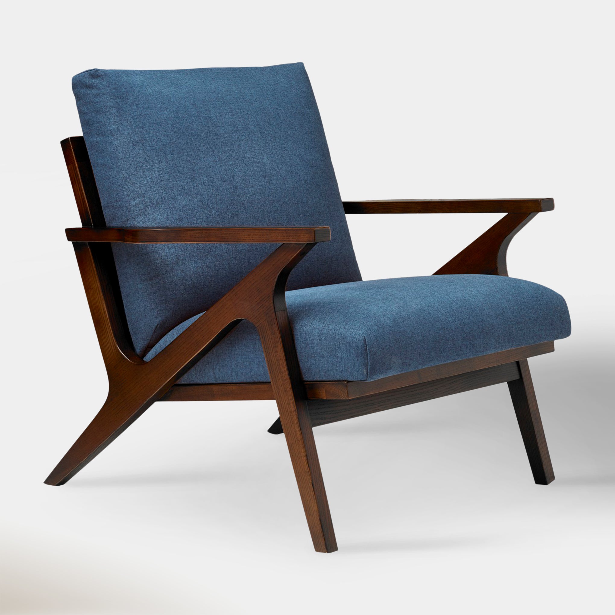 Jaxon Lounge Chair - Deep Blue | Hoft Home