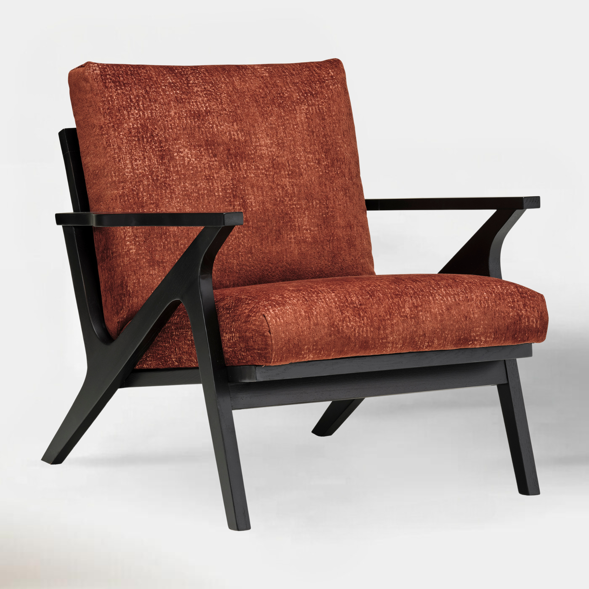 Elias Lounge Chair - Russet